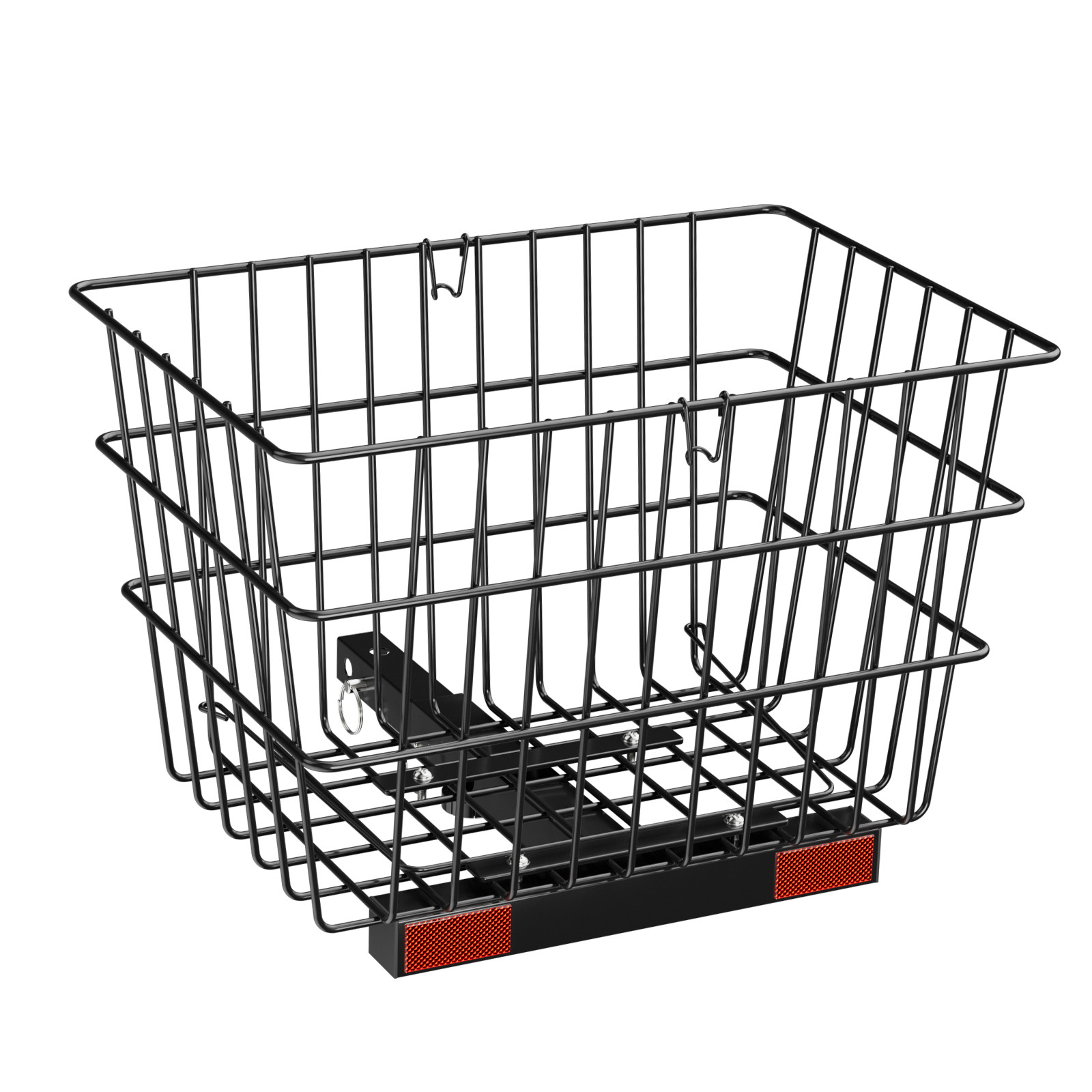 Scooter Rear Basket Heavy Duty Mobility Basket with Handle 1 in Receiver