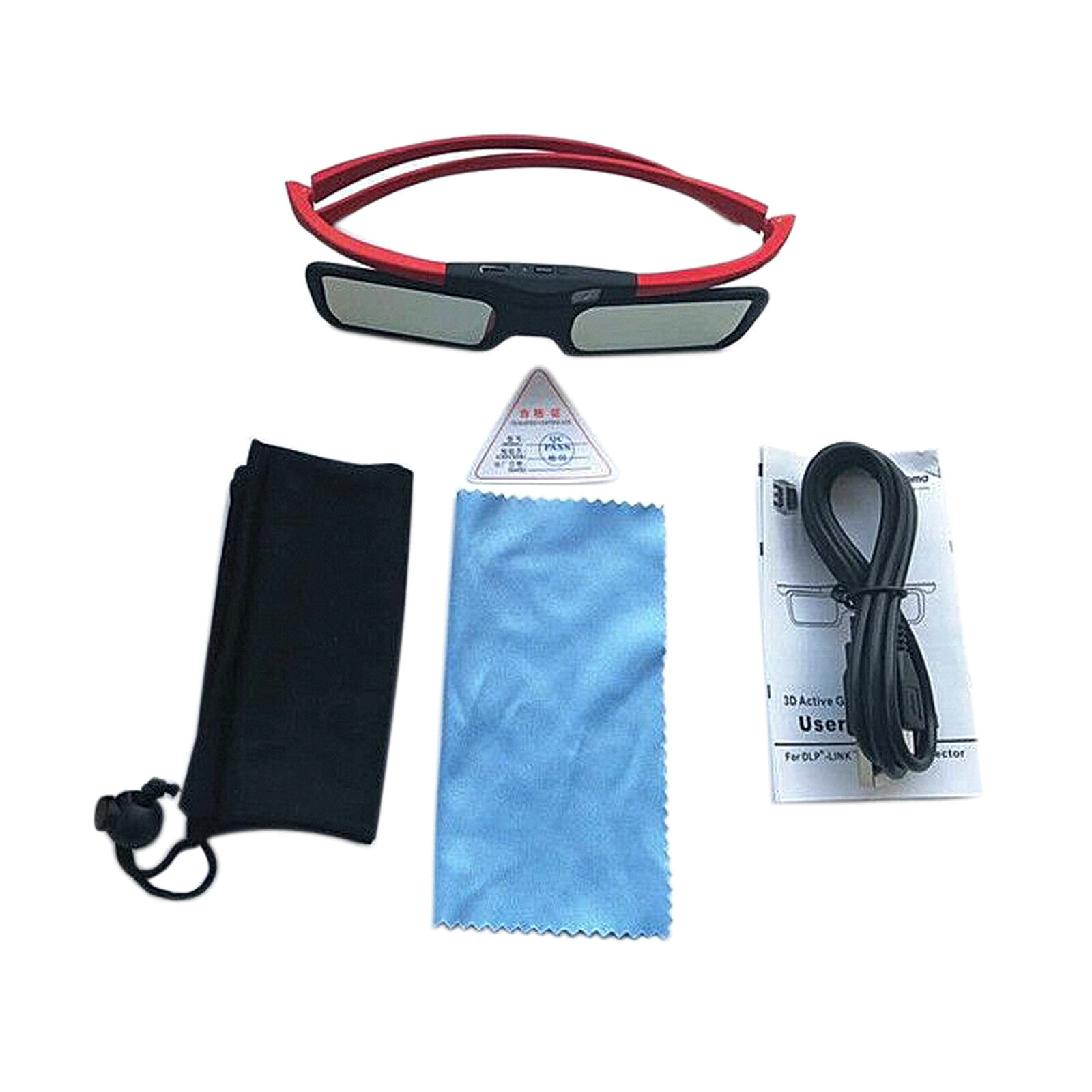 New DLP-LINK ACTIVE 3D GLASS for ZC501 ZD301 ZD302 Optoma HD25 HD26 HD290 US