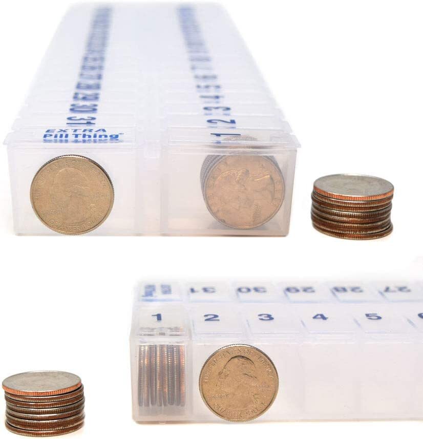 Monthly AM/PM Pill Organizers (You Pick Two Colors)