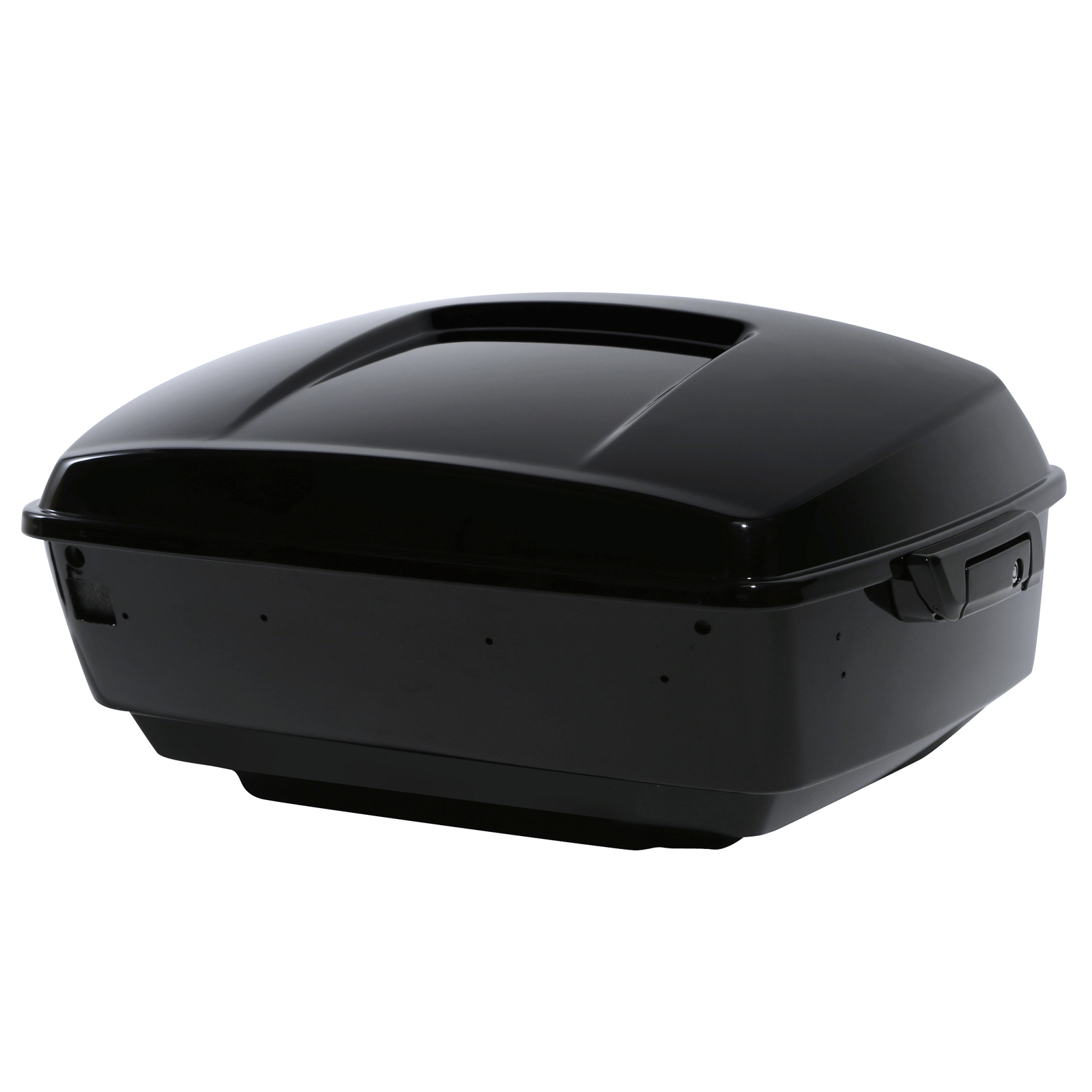 Black King Pack Trunk Pad Mount Rack For Harley Tour Pak Davidson Touring 14-24