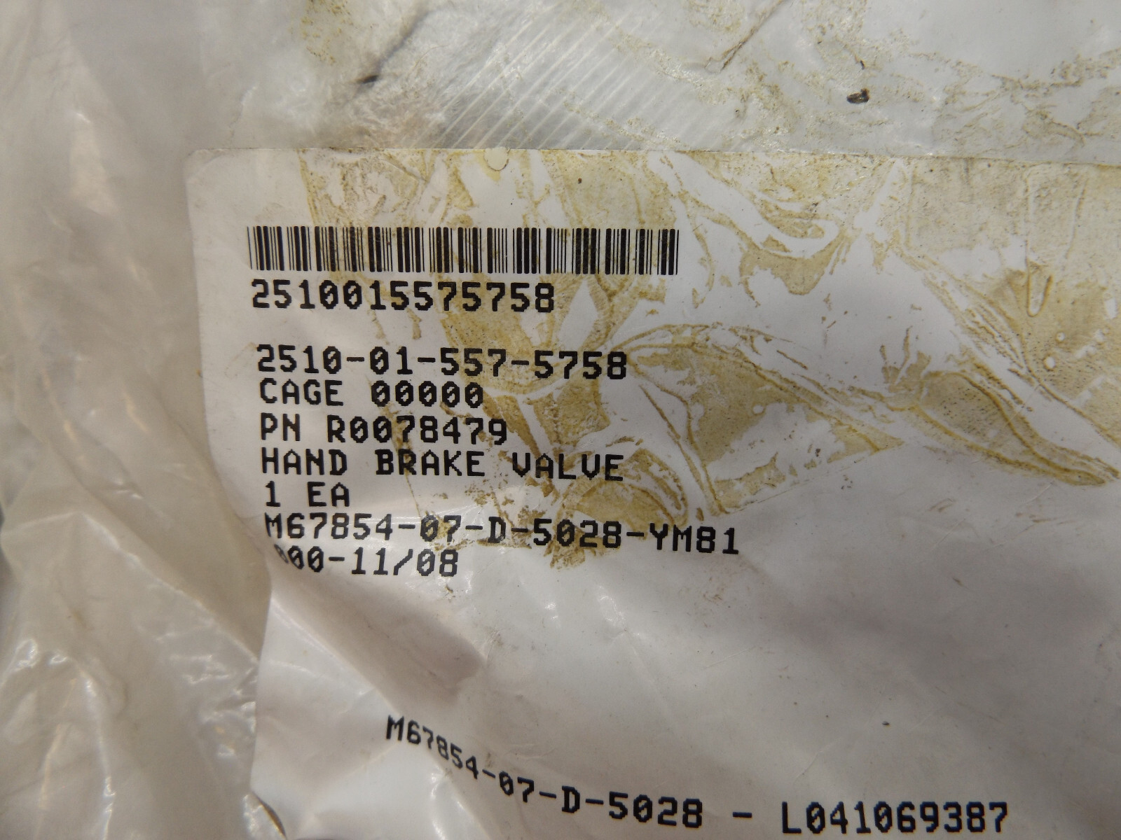 WABCO S961 723 405 HAND BRAKE AIR VALVE CONTROL 9617234050 R0078479 961723405