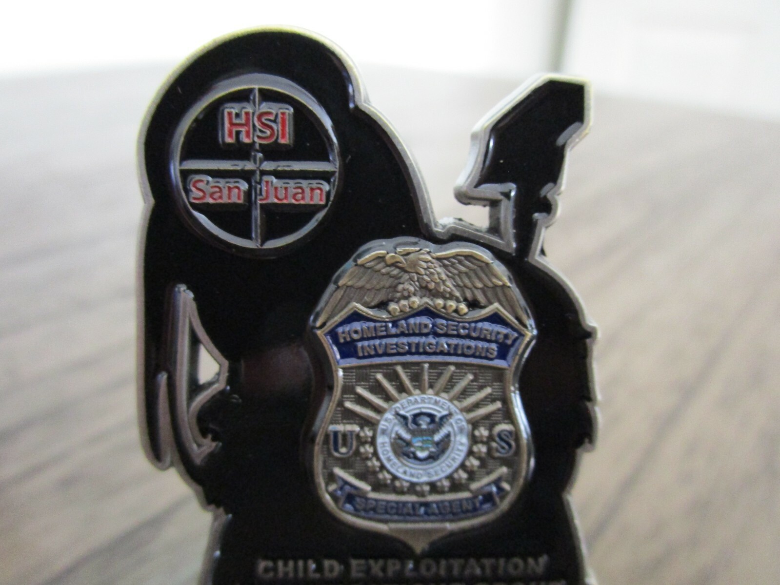 San Juan Puerto Rico HSI ICE Child Exploitation Group Predator Challenge Coin