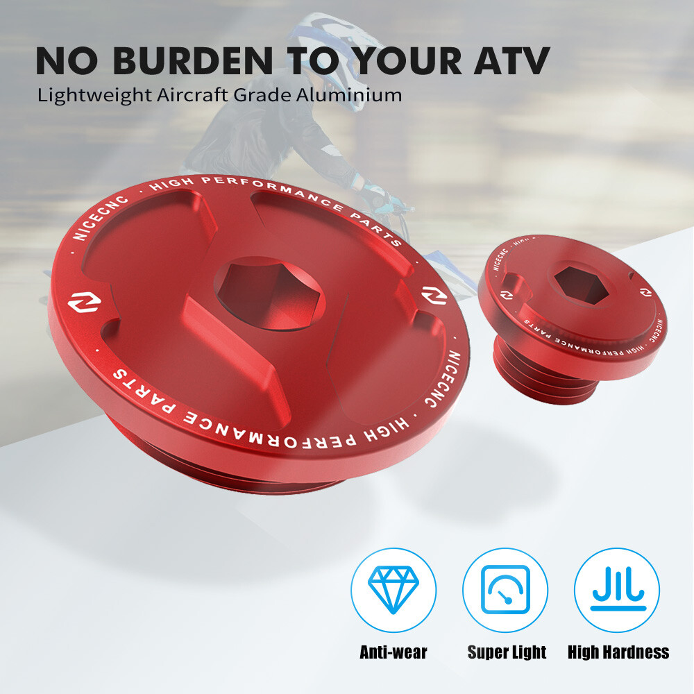 Engine Crankcase Cover Plugs Straight Screw For Yamaha Raptor 700 700R 2006-2023