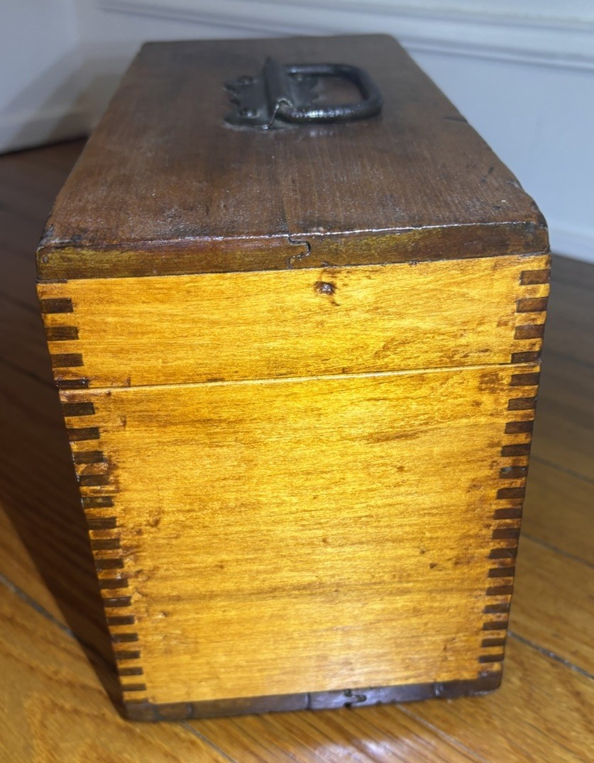 Vintage Sears Craftsman Surveying Transit Bubble Level Brass Scope Wooden Box