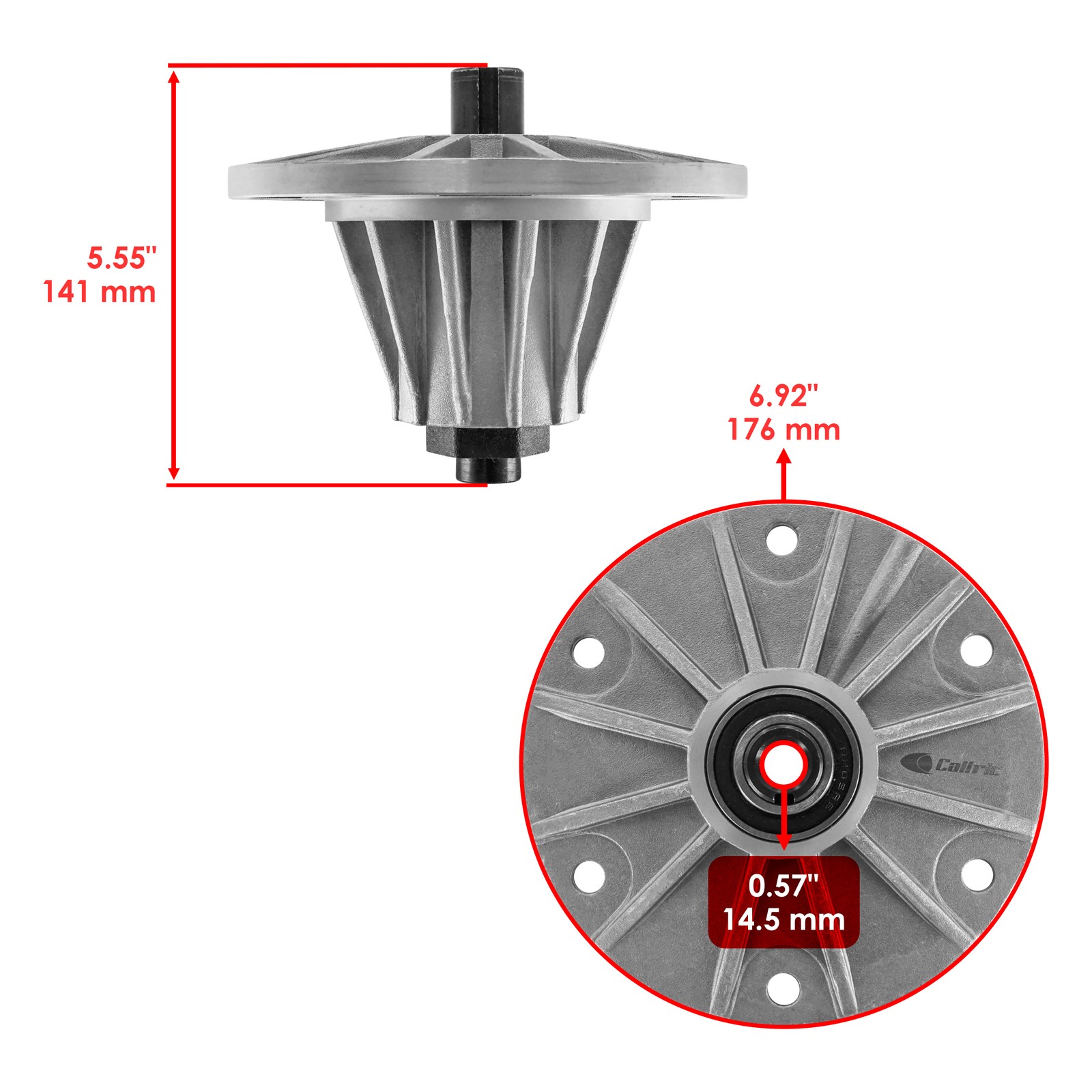 48" 52" 61" Deck Spindle For Bobcat ZTM 219 ZTM 200 ZTM 200RS ZTM 225 ZTM 227