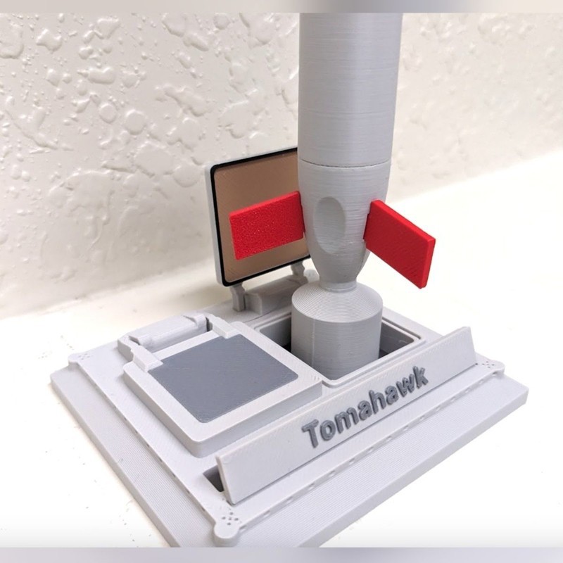 1:30 US Navy Tomahawk Cruise Missile Model 20cm 3D Printed Military Collection