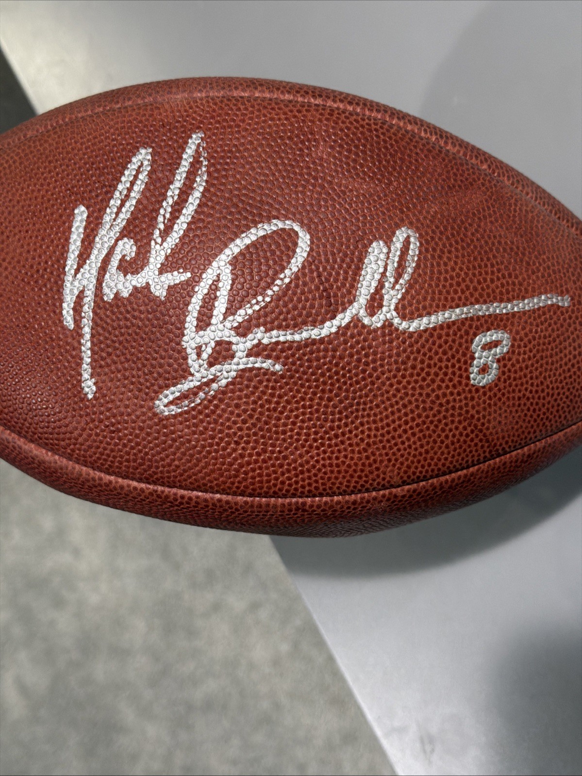 Mark Brunell GAME USED & Autographed NFL Football 1994 75th Anniv 1st Career TD