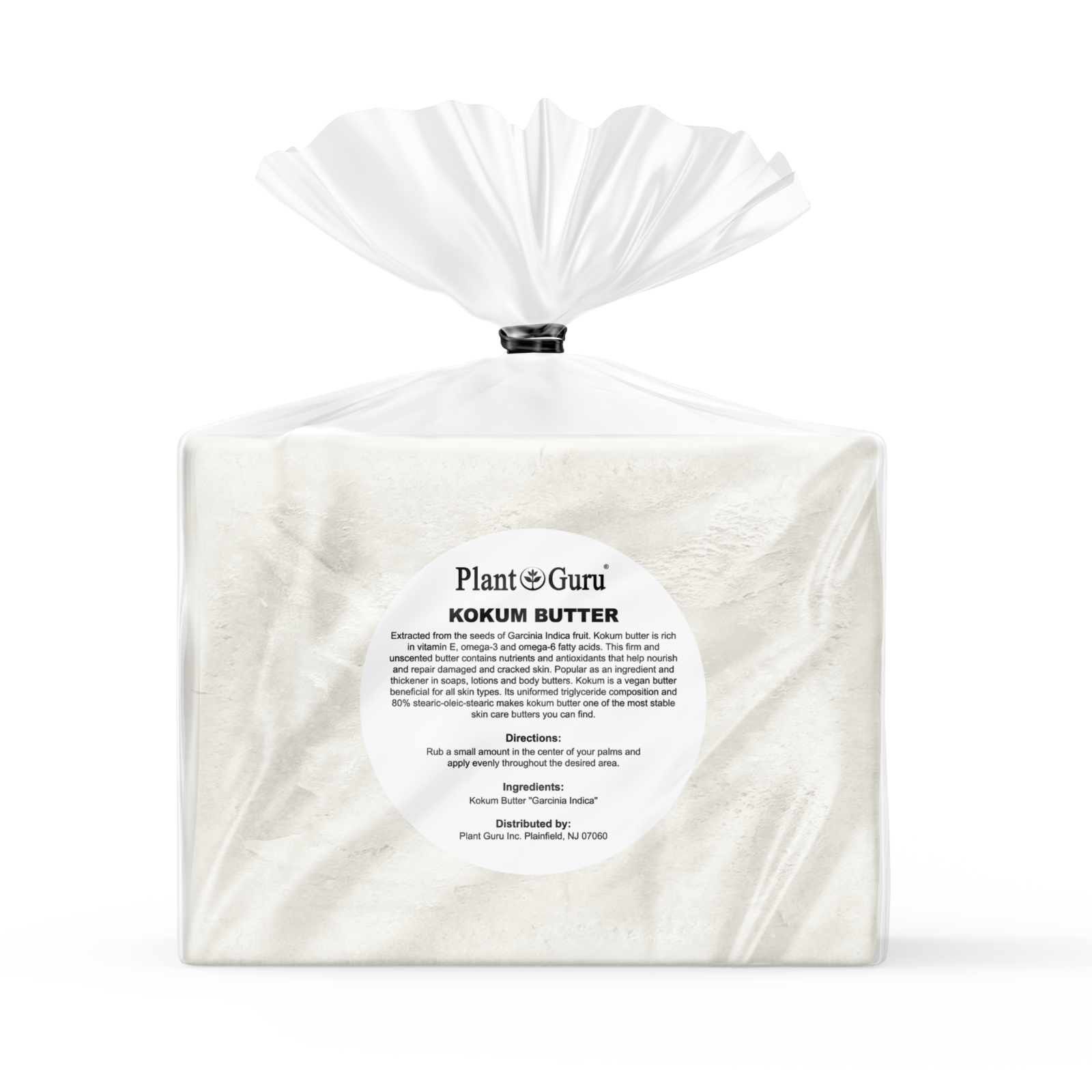 Raw Kokum Butter 100% Pure Natural Organic Cold Pressed Bulk Wholesale