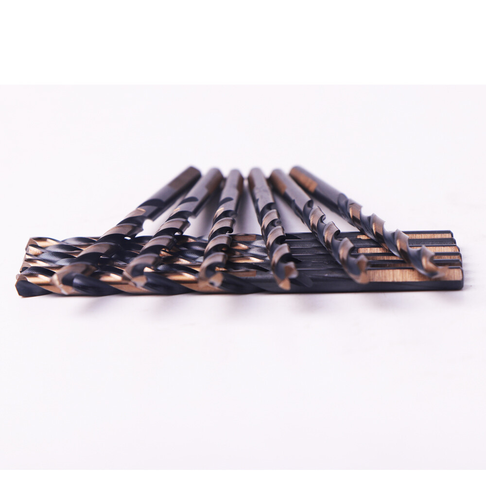 Drillforce 12PCS 1/16" Black Gold Drill Bits Set HSS Metal Woodworking Drill Bit