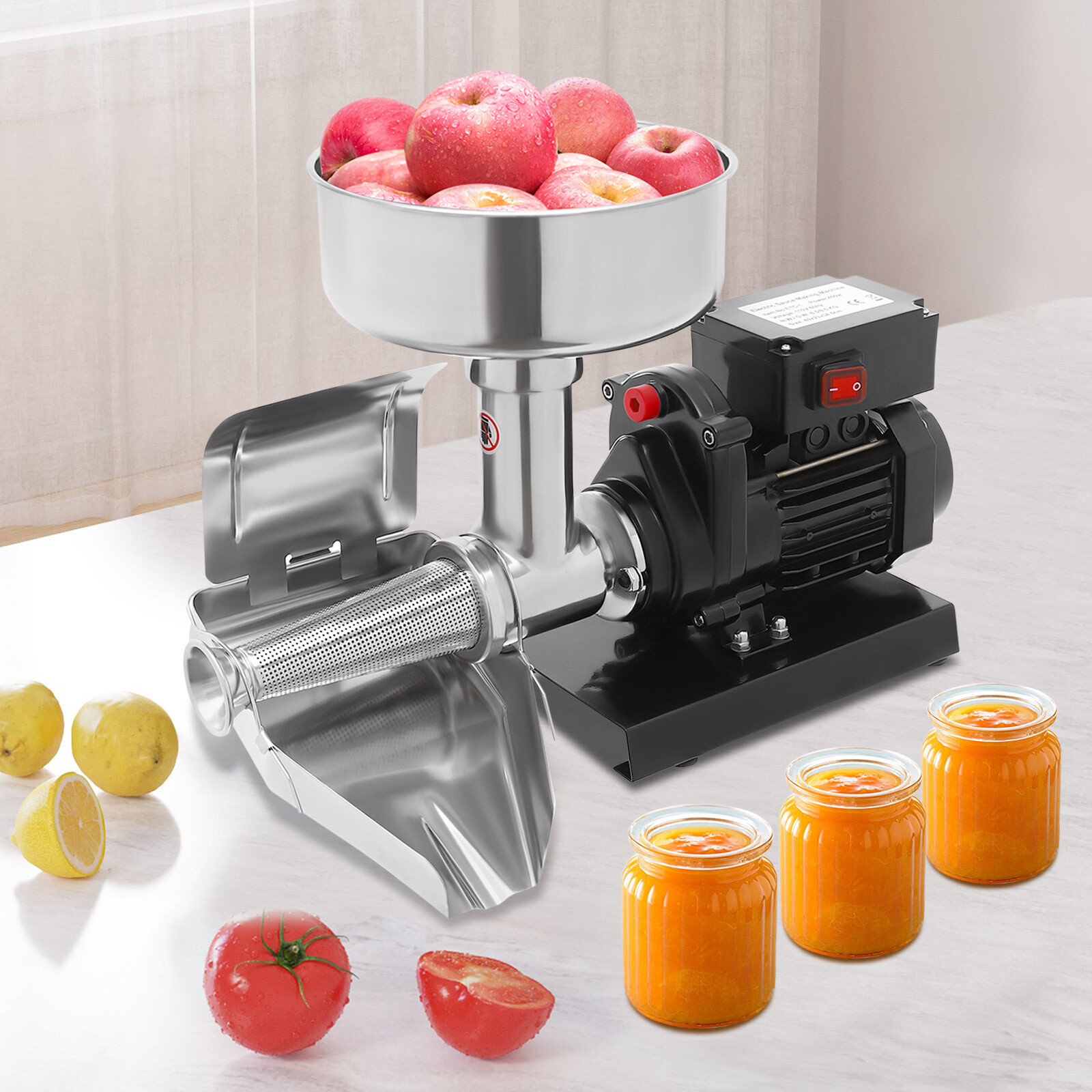 Electric Tomato Press Commercial Tomato Strainer Jam Milling Machine Jam Maker