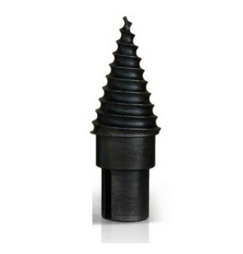 Cone Log Splitter Auger Bit 2-Inch Hex 8-Inch Diameter