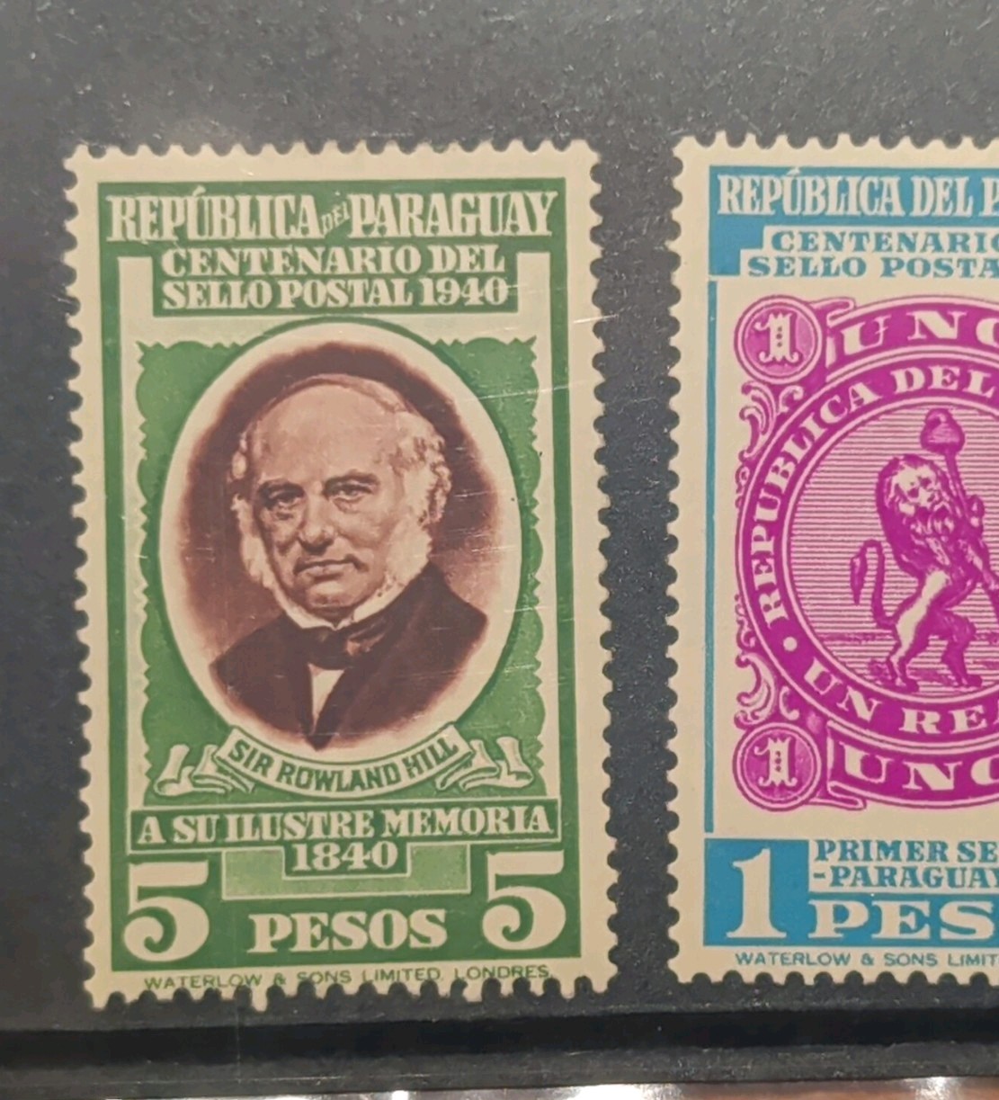 Paraguay 378-81 stamps on stamps 1940 set of four "Stamp Centenary"