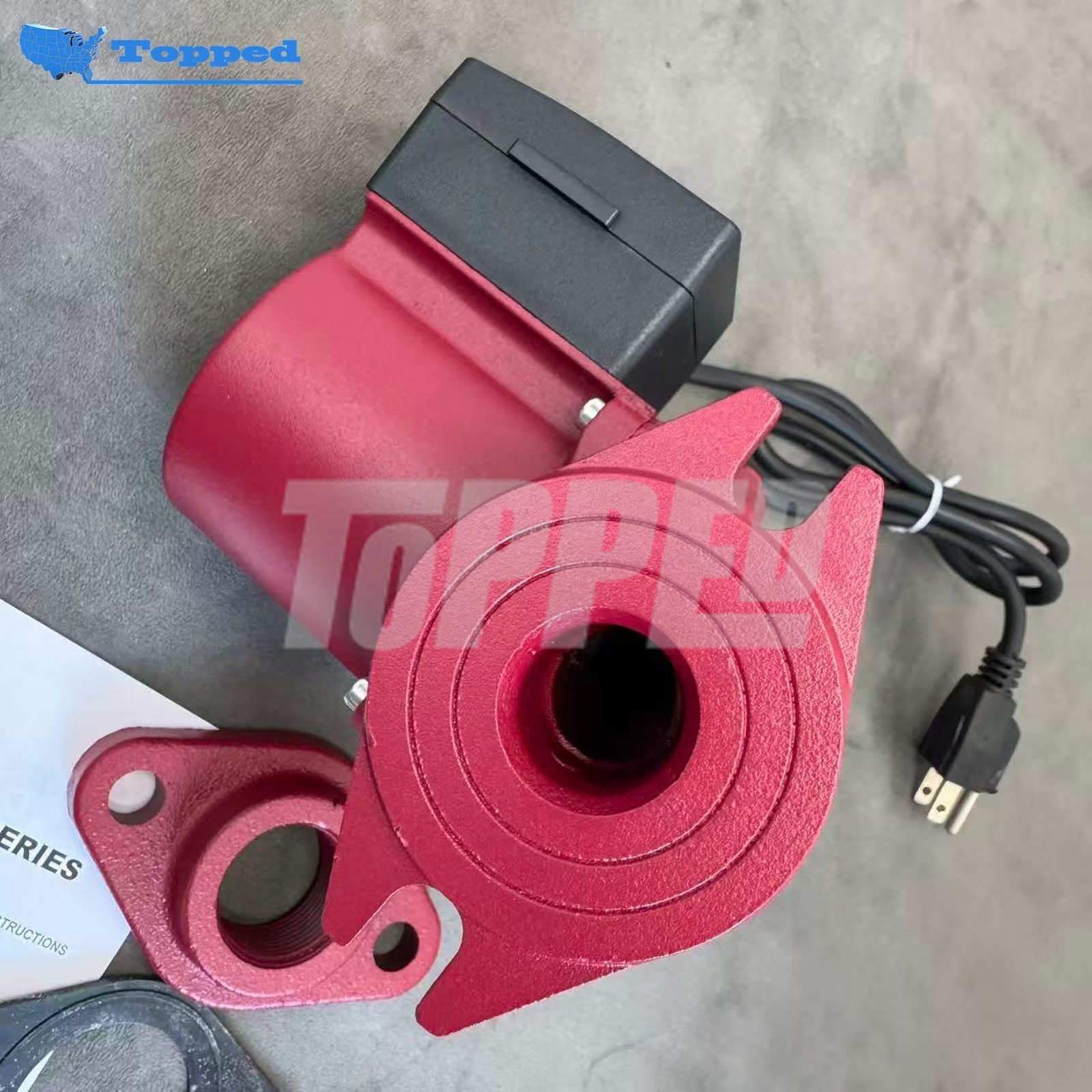 UP43-75BF Bronze Circulator Pump for Grundfos 115V 1-Speed 40.9GPM 1-1/2"Flange