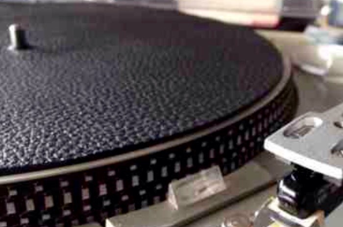 Premium Deer Hide Leather Turntable Mat - Handmade in Los Angeles