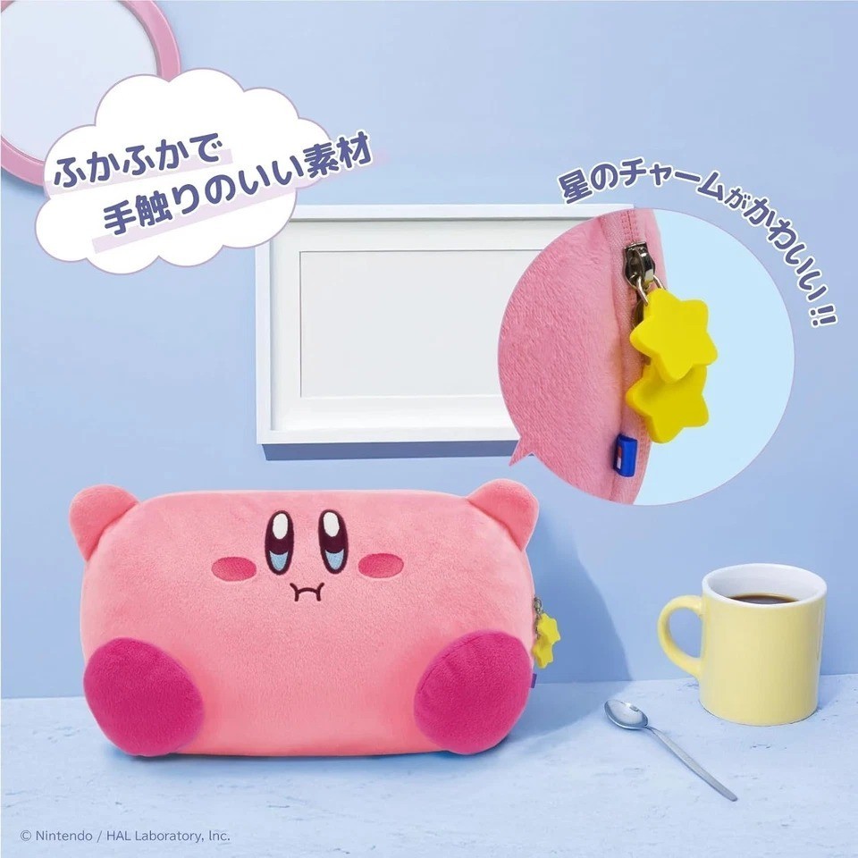 Kirby Plush Pouch for Nintendo Switch 2 OLED HORI Japan Limited NSX-121 New rare