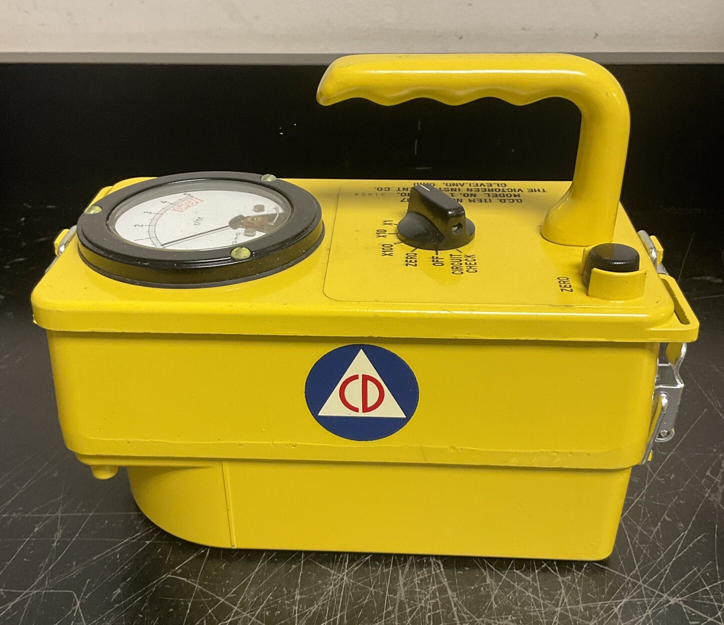 NOS Victoreen Instrument Co CDV-717 Model 1 Radiological Survey Meter CD