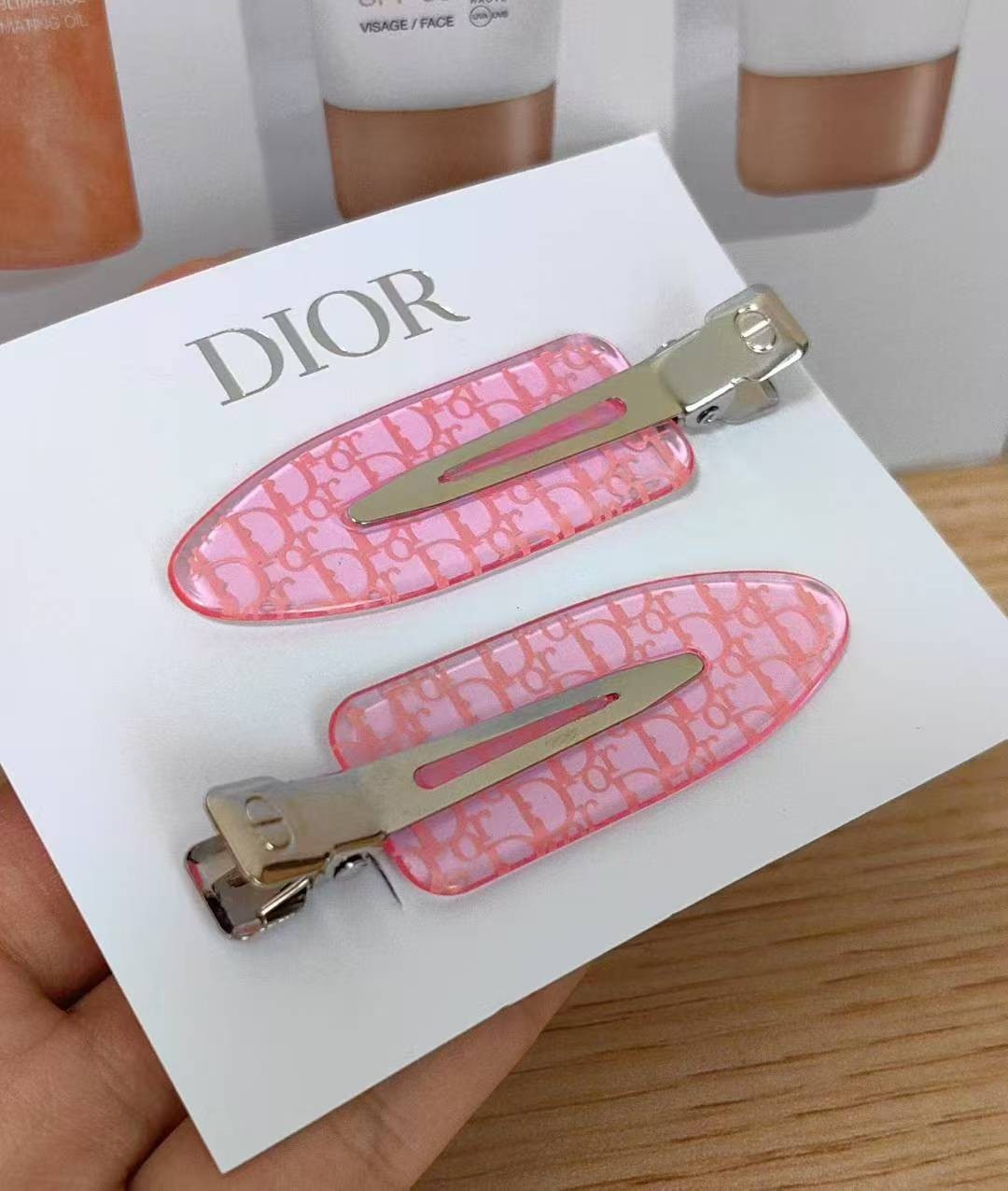 Beauty Backstage Pink Hair Clips Get Ready 2 Piece Set Novelty GWP NEW