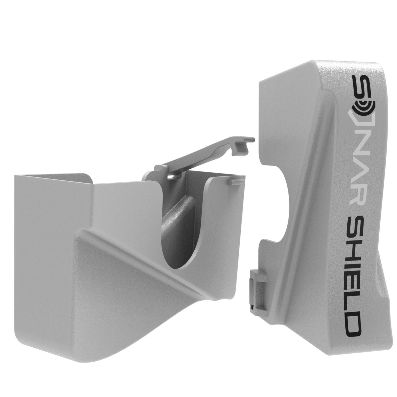 Lowrance Active Target Transducer Cover by Sonar Shield (Silver)