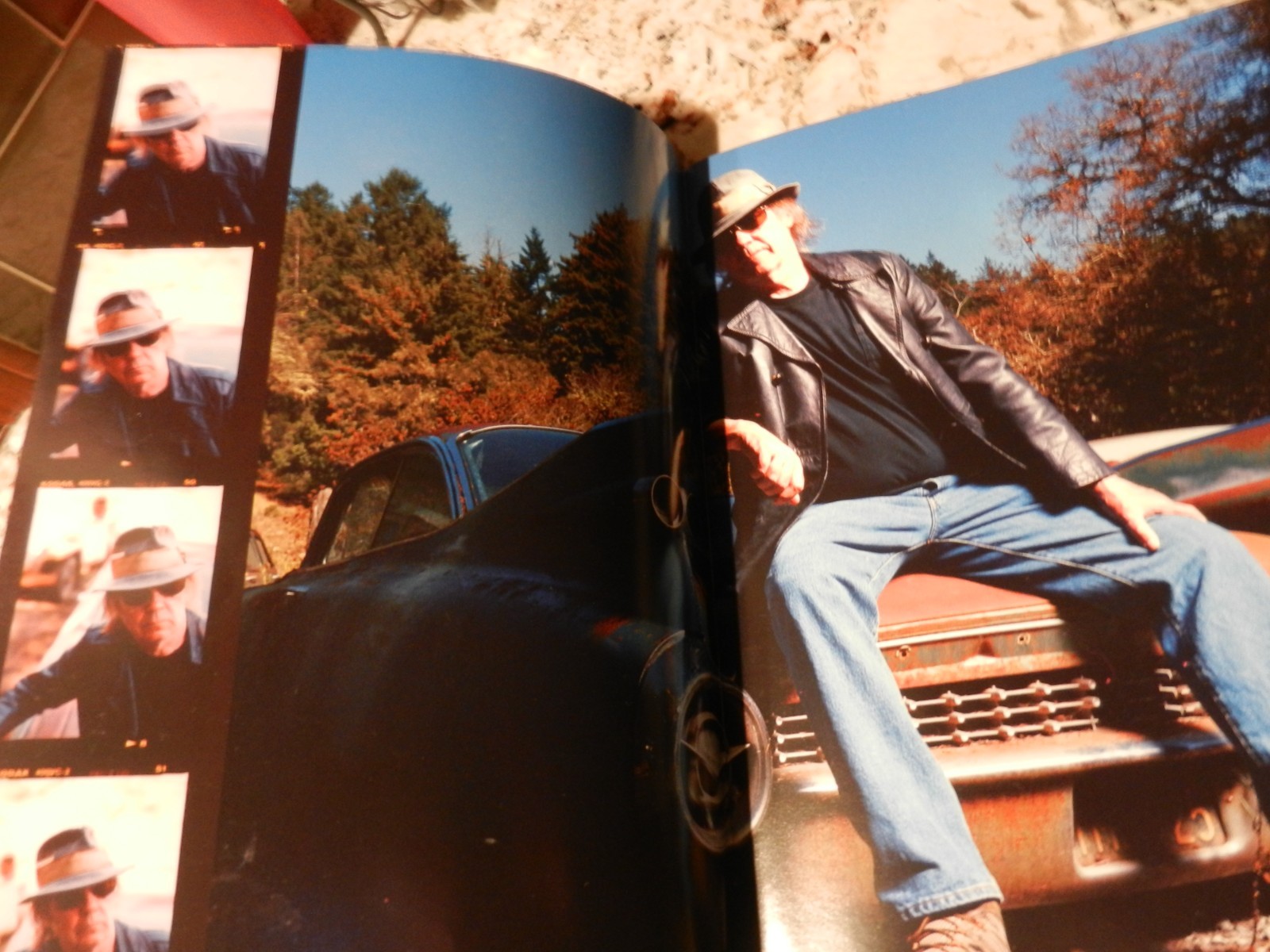 NEIL YOUNG 2007 Continental Tour Book / Chrome Dreams W/TICKET Shea's Buffalo NY