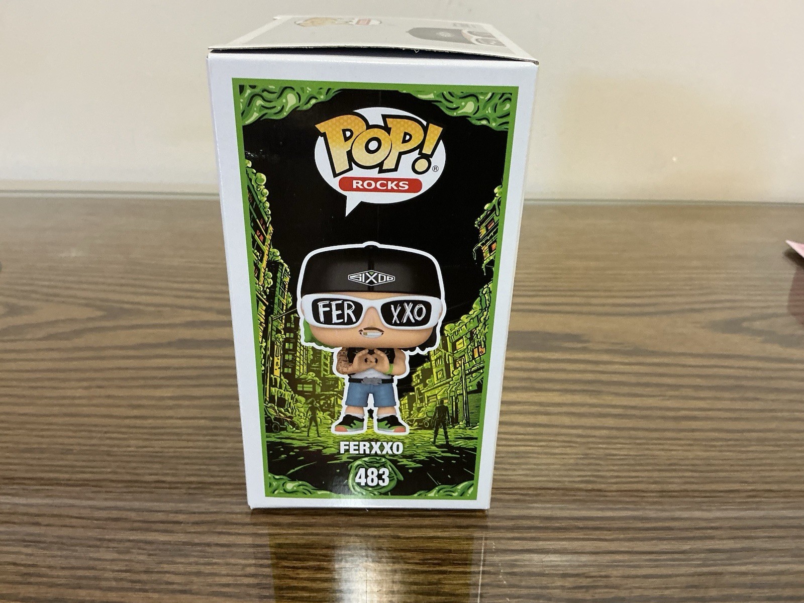 NEW GLOW Ferxxo Feid Funko Pop #483 Rocks Music Glows Dark GITD