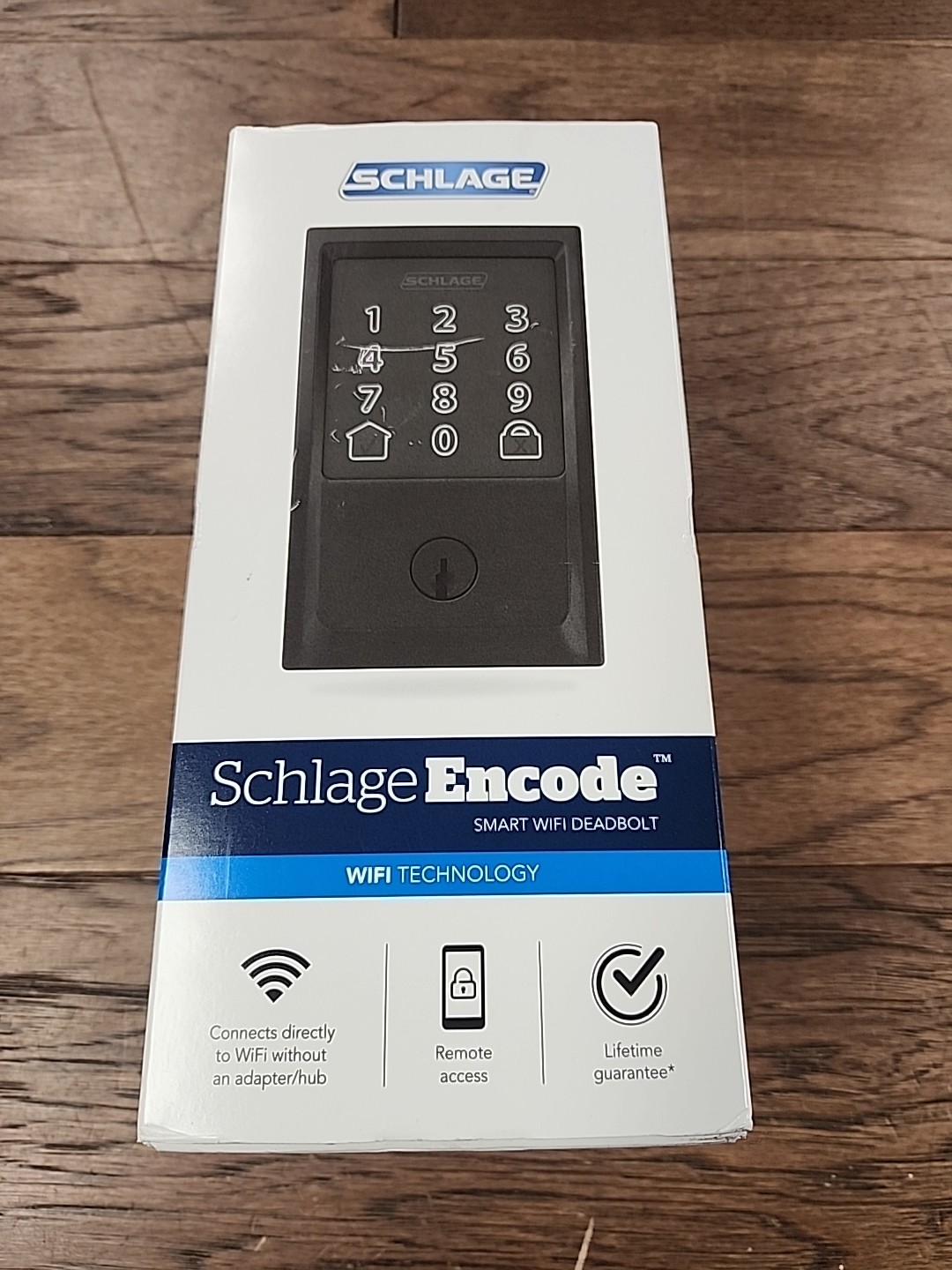 Schlage BE489WBVCEN622 Encode Smart Wifi Deadbolt Matte Black Brand New Sealed
