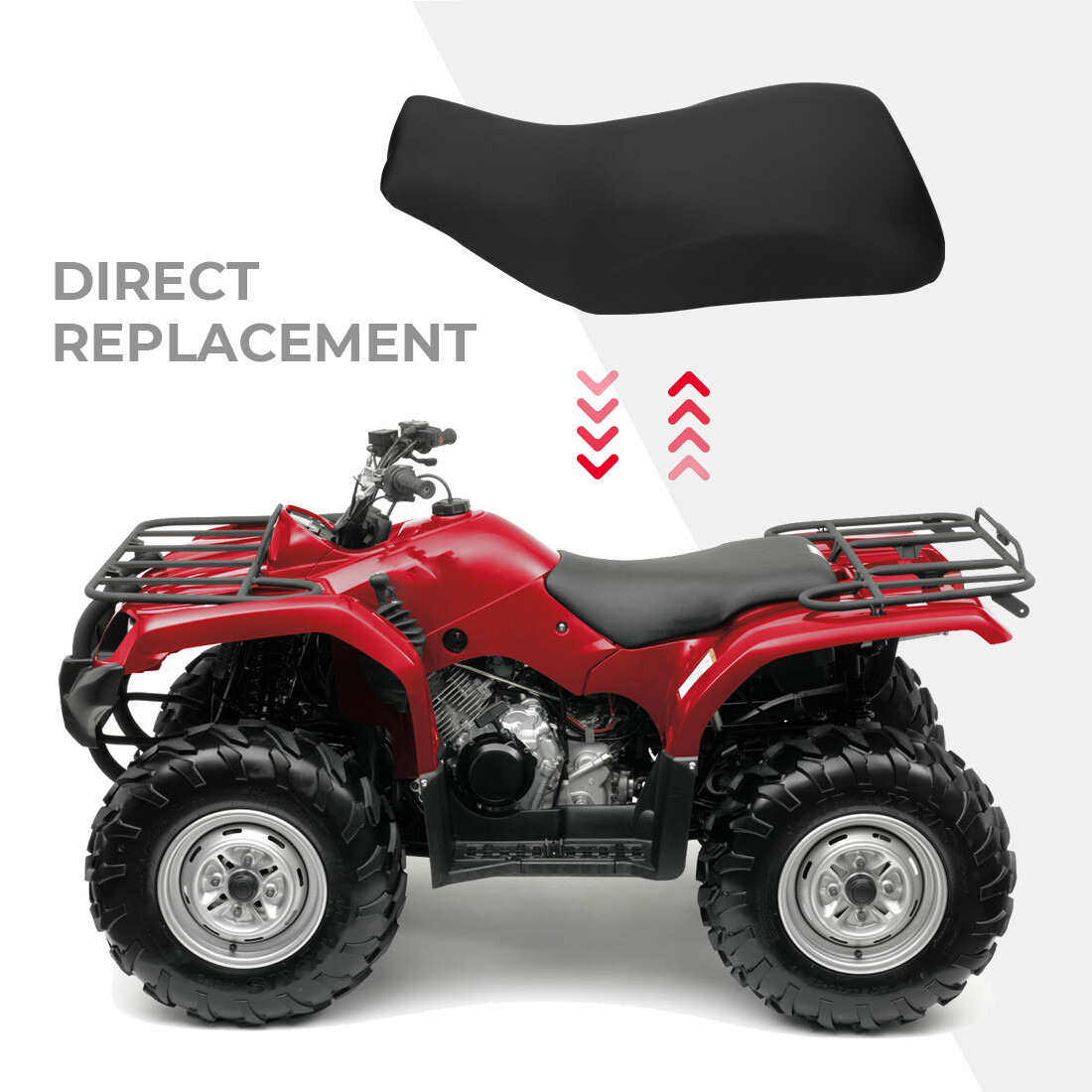 2000 - 2003 Complete Seat Black For Honda TRX350 TE TM FE FM Rancher 350 ES S