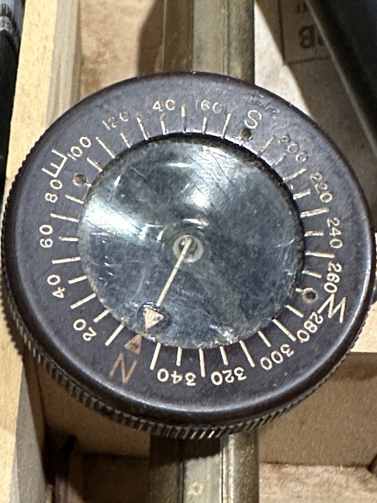 WWII U.S. Navy Pelorus Drift Sight Mark 2B Aero Instrument Co. Complete Antique