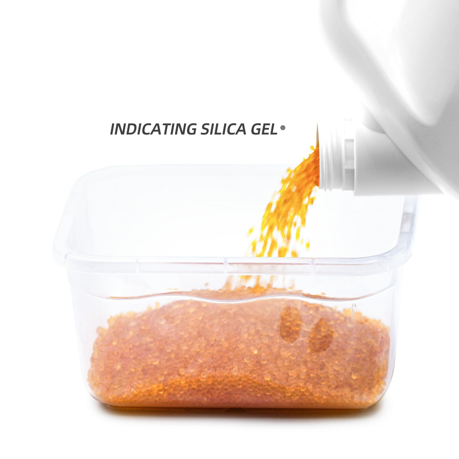 8lbs Indicating Silica Gel Desiccant, Orange to Dark Green, Moisture Absorbers