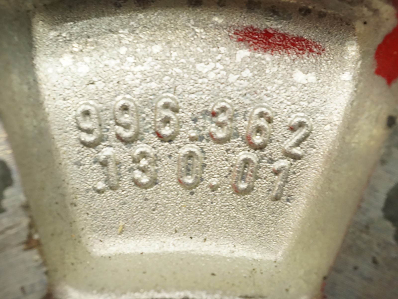 1998 - 2004 Porsche Boxster 986 Spare Tire Wheel 17X3.5 5 Lug 130Mm Rear Oem