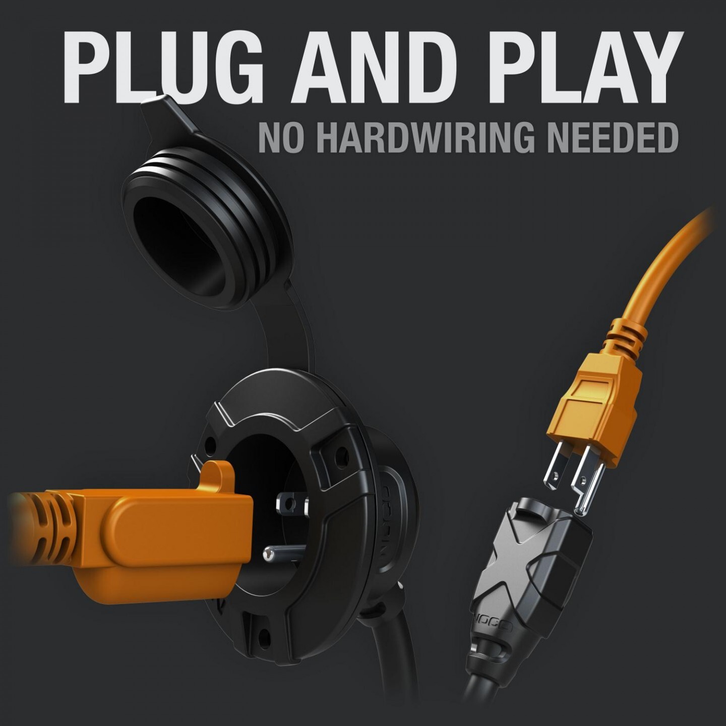 NOCO GCP1 AC Port Plug With 16 Inch Extension Cord