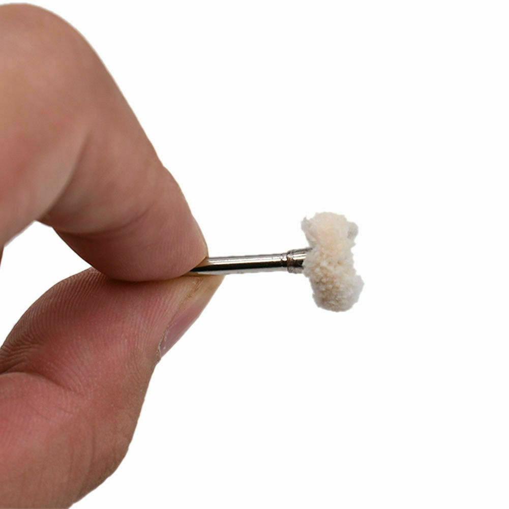 10 Pcs Dental Polishing Wheel Cotton Polisher Prophy Brushes For Rotary Tool