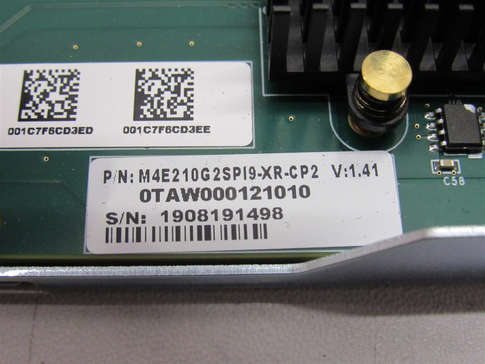 CHECKPOINT M4E210G2SPI9-XR-CP2 Dual-Port 10GbE SFP+ Switch Module