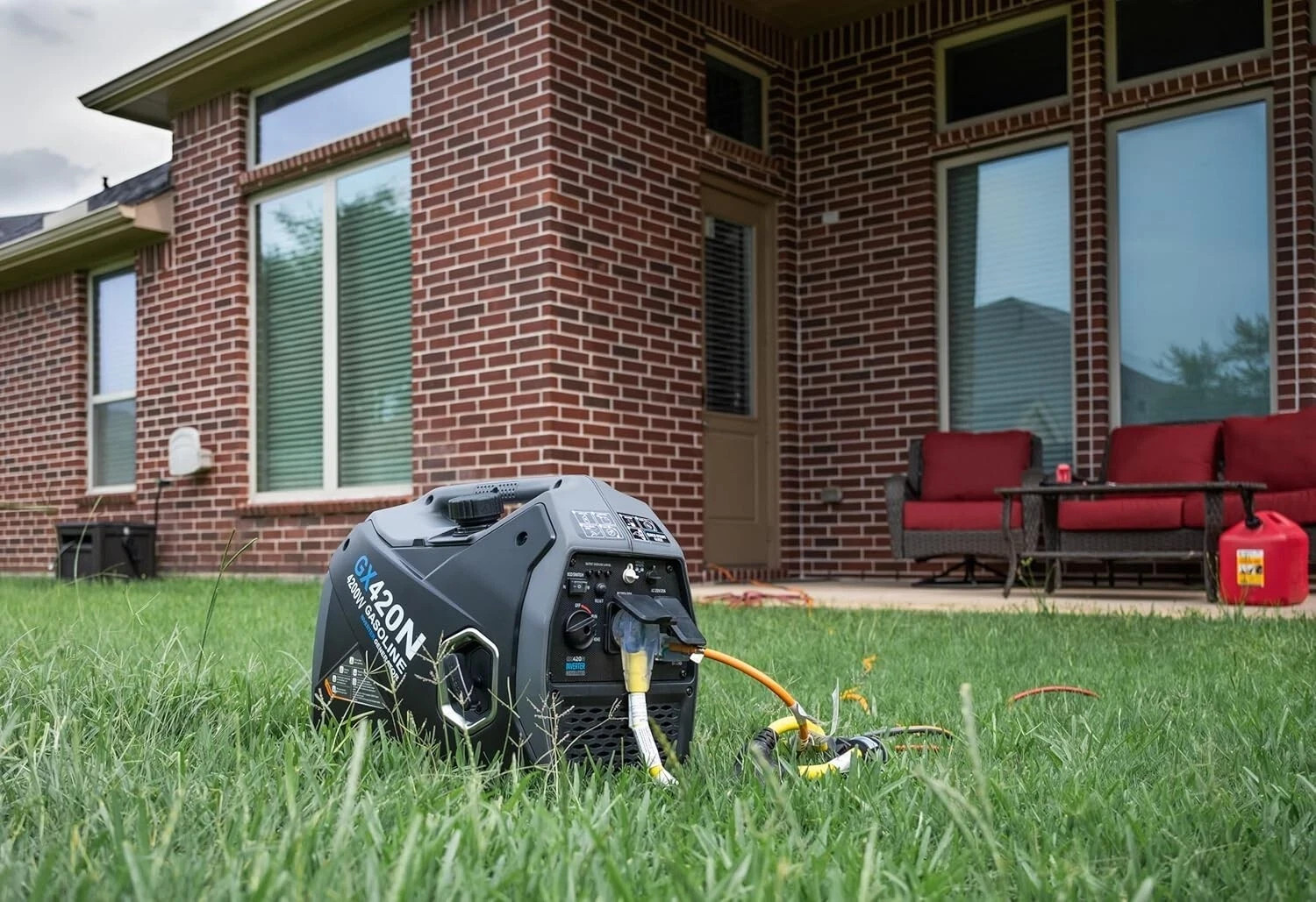 Pulsar 4200W Quiet Portable Gas Inverter Generator RV & Home Backup Ready GX420N