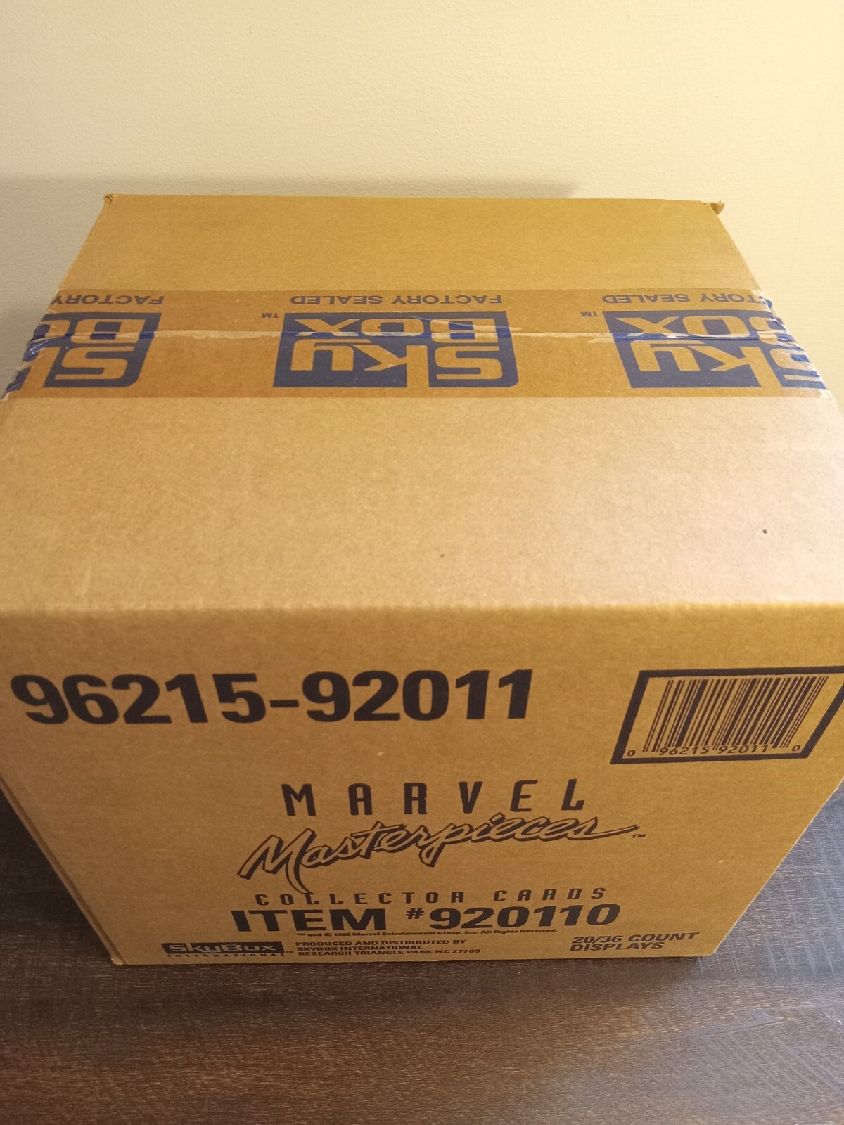 1992 SkyBox Marvel Masterpieces, Unopened Pack