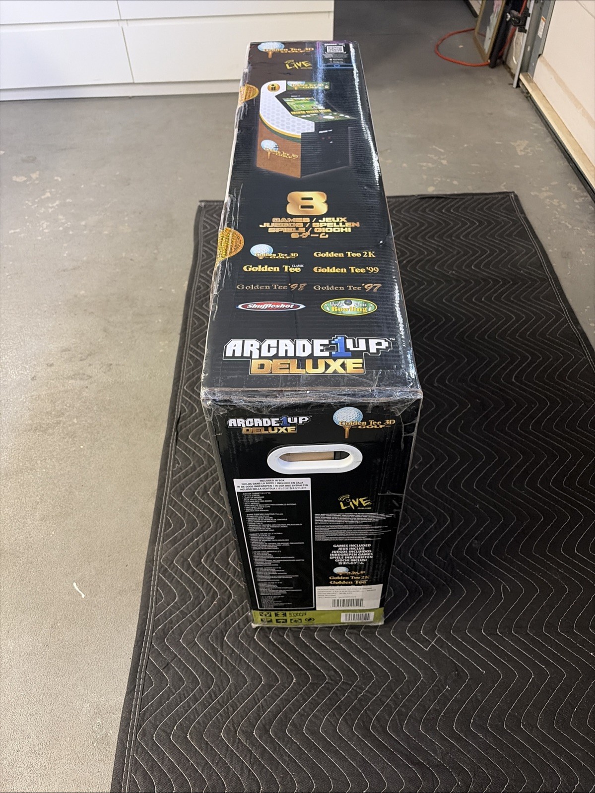 NEW Arcade1up DELUXE - Golden Tee 3D - Golf 35th anniv. edition GOLD SEALED NiCE