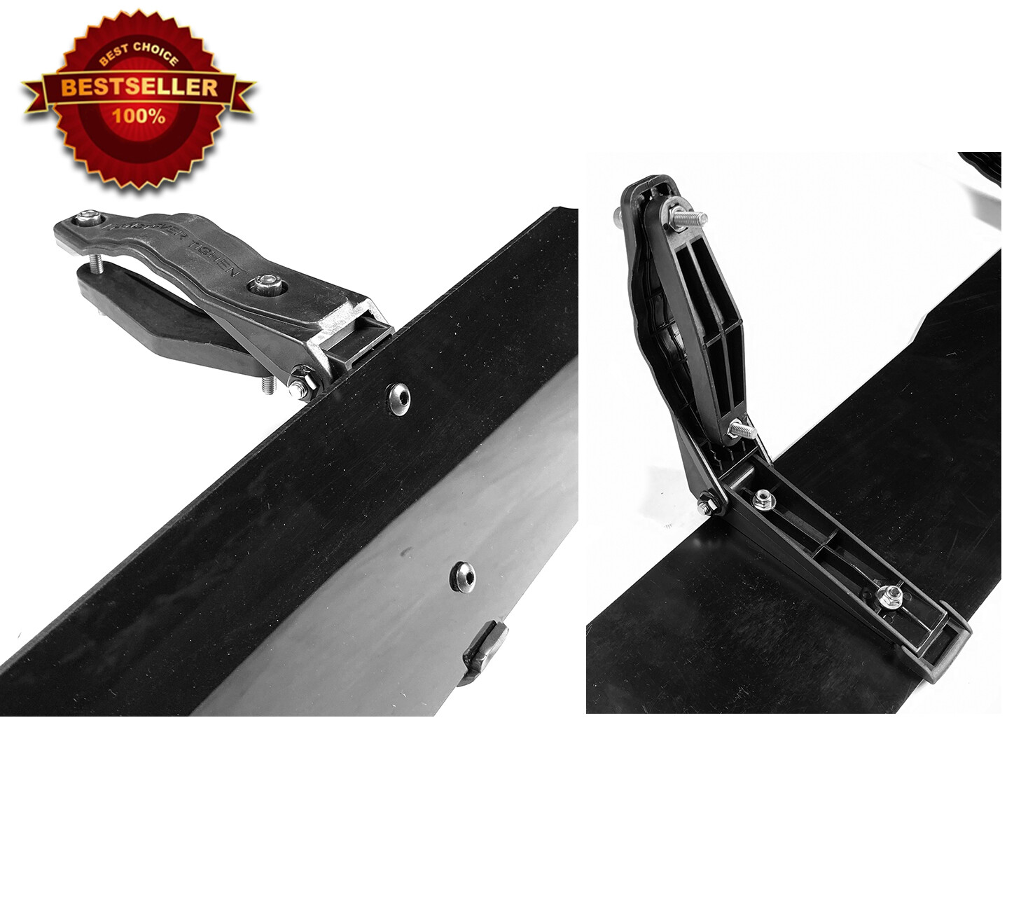 53"x6" Black Roof Rack Wind Faring Deflector For Cross Bar Basket Fit Ford Chevy