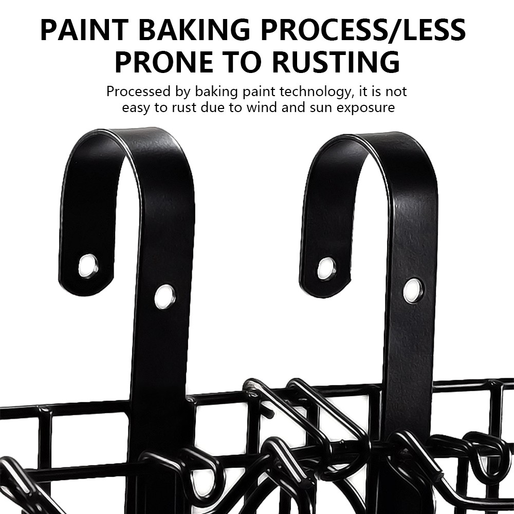 Foldable Bike Front Rear Basket Bicycle Handlebar Rack Pack Carrier Basket Set