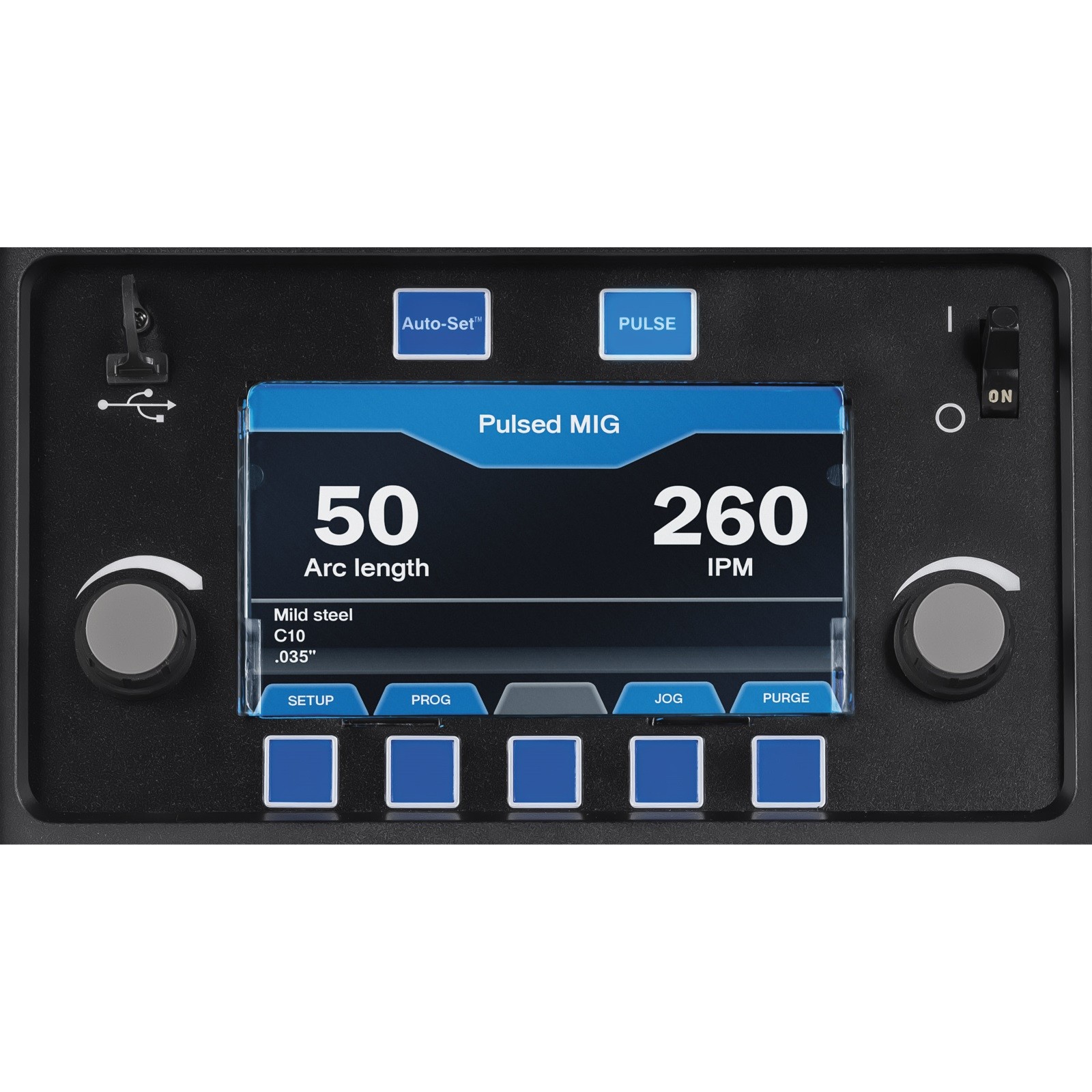 Miller Millermatic 255 MIG/Pulsed MIG Welder- 208/240V w/Running Gear (951766)