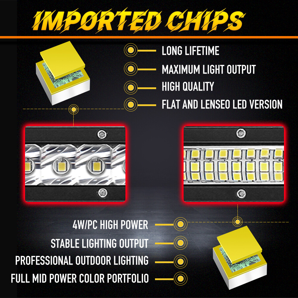 For Toyota Tacoma 2016-2023 Slim 780W 32" LED Light Bar Bumper Mounting Kit