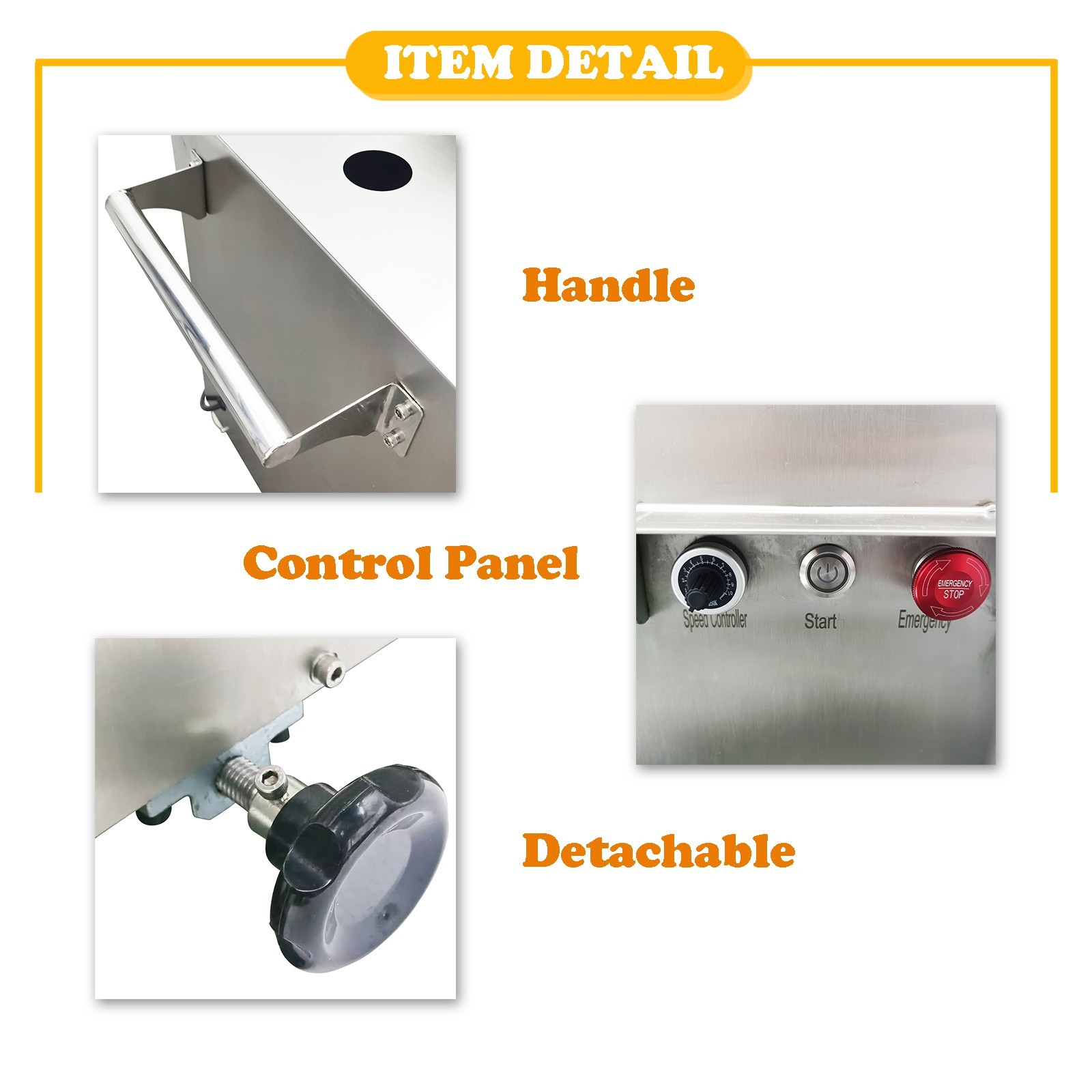 110V Electric Dough Rounder with Conveyor Belt 20-300g Dough Balls Maker Rounder