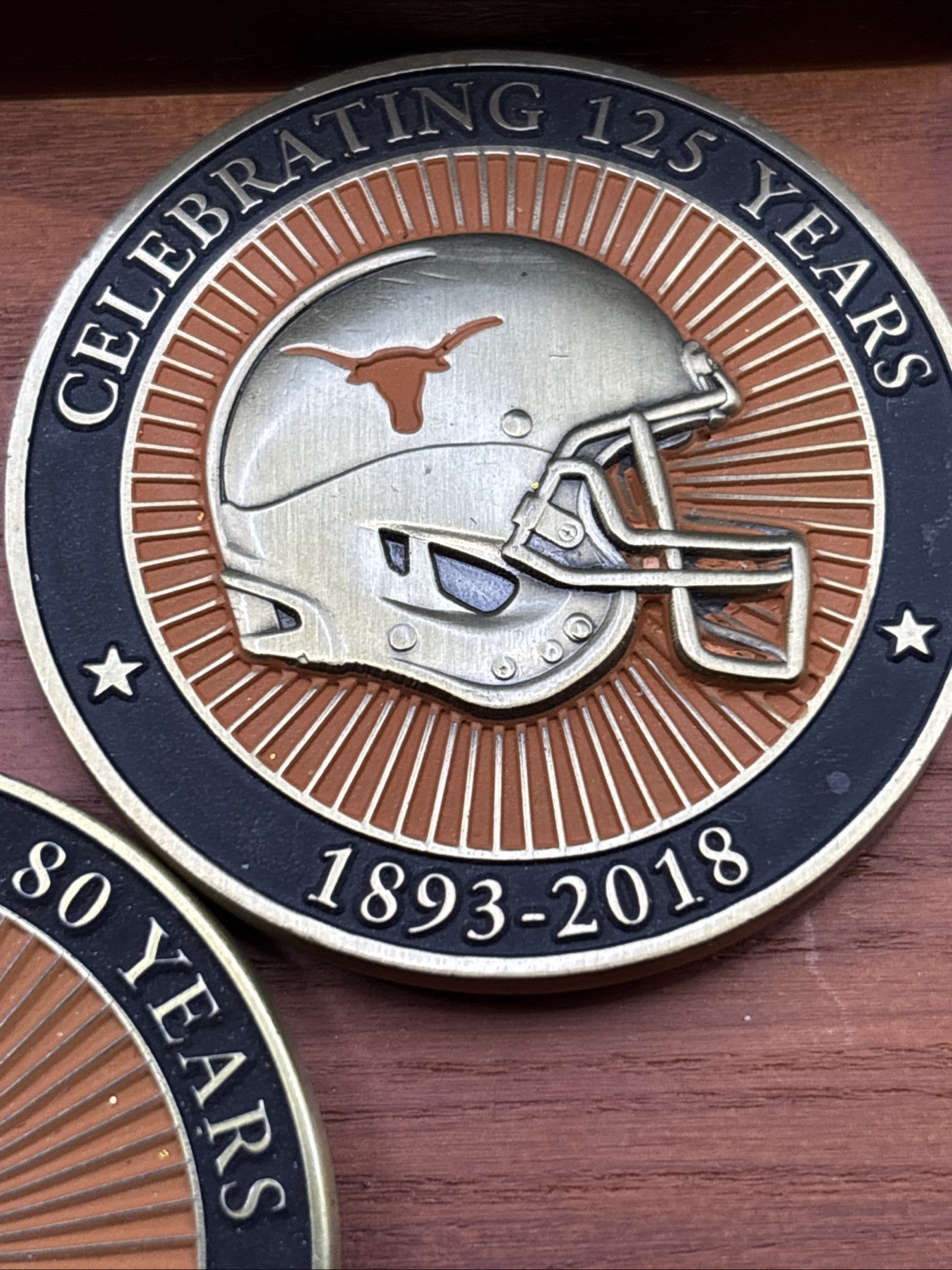 Lot Of 5 Coins Texas (UT) Longhorns Football Medallions University Of Texas