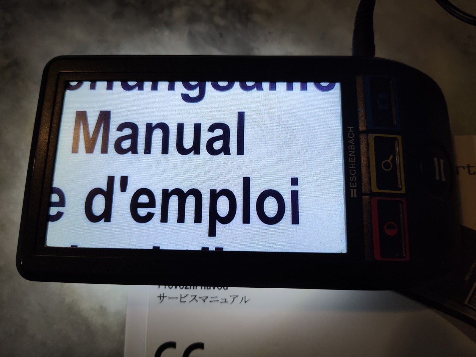 ESCHENBACH SmartLux Digital Portable Magnifier HD 165011 + Charger *Bad Battery*