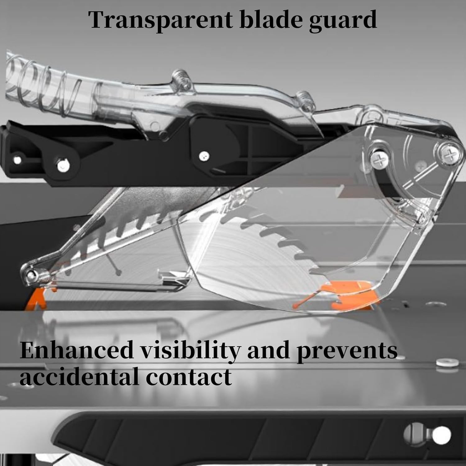 Portable Dust-Free Table Saw 15A 8-1/2in 98%Vacuuming Rate 5000RPM Woodworking