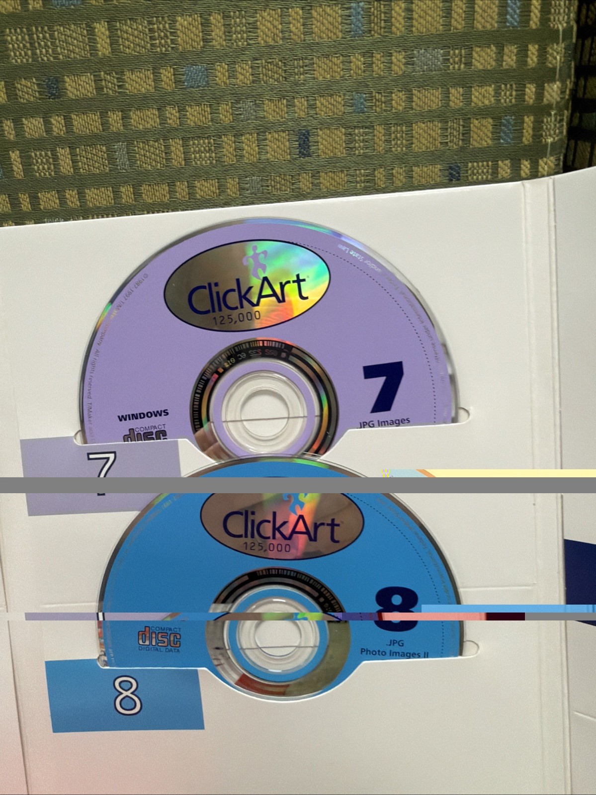 Clickart Deluxe Image Pak - CDS - 125,000 Images On 9 CD’s - Open Box - Windows