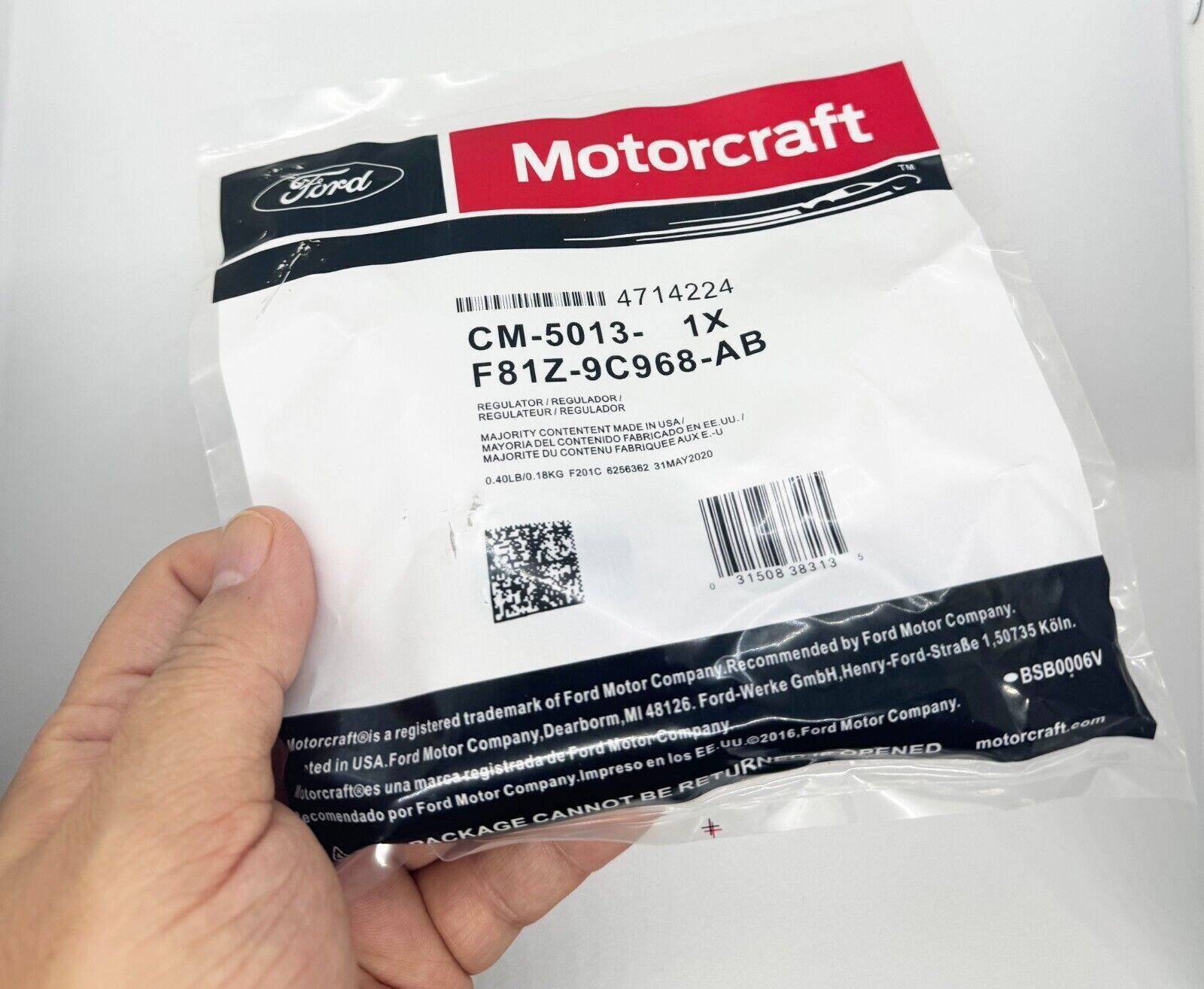 Genuine CM5013 Motorcraft 7.3L 94-03 Fuel Injection Pressure Regulator IPR Valve