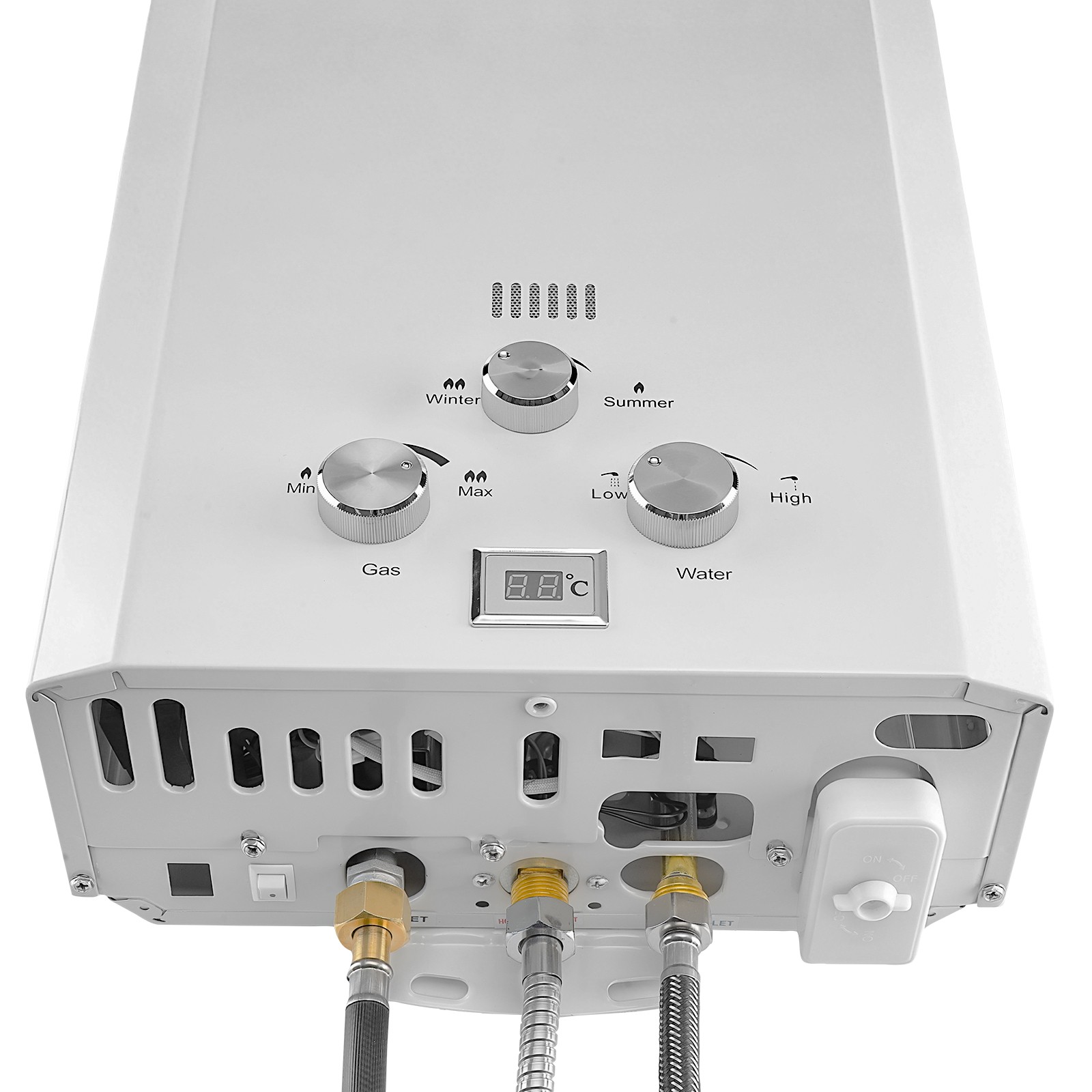 Tankless Propane Gas Hot Water Heater On-Demand Instant Gas Pressure 2800 Pa