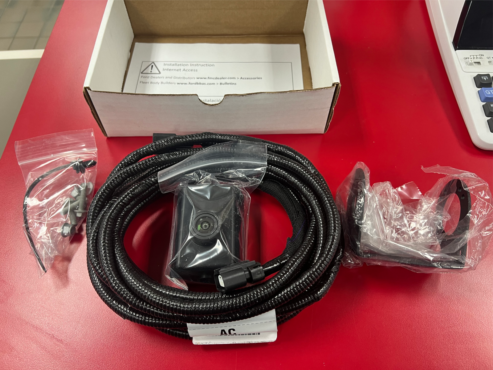 17-23 FORD F450 F550 CAB & CHASSIS OEM REAR BACKUP CAMERA KIT JC3J-19H391-AG