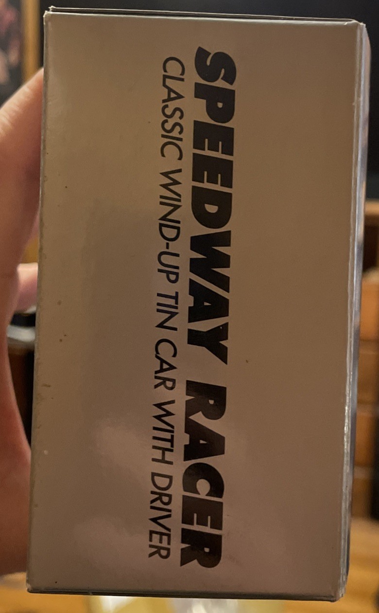 Schylling Speedway Racer Classic Wind-Up Tin Car #3 With Driver Limited Edition