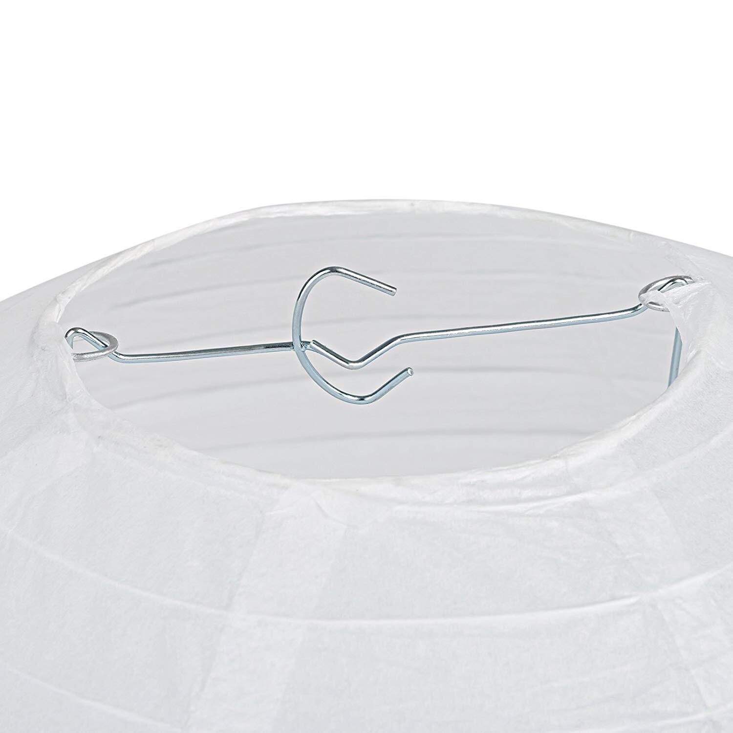 12 Pack 12-inch Diameter Paper Chinese Lantern Lamp Shades for String Lights