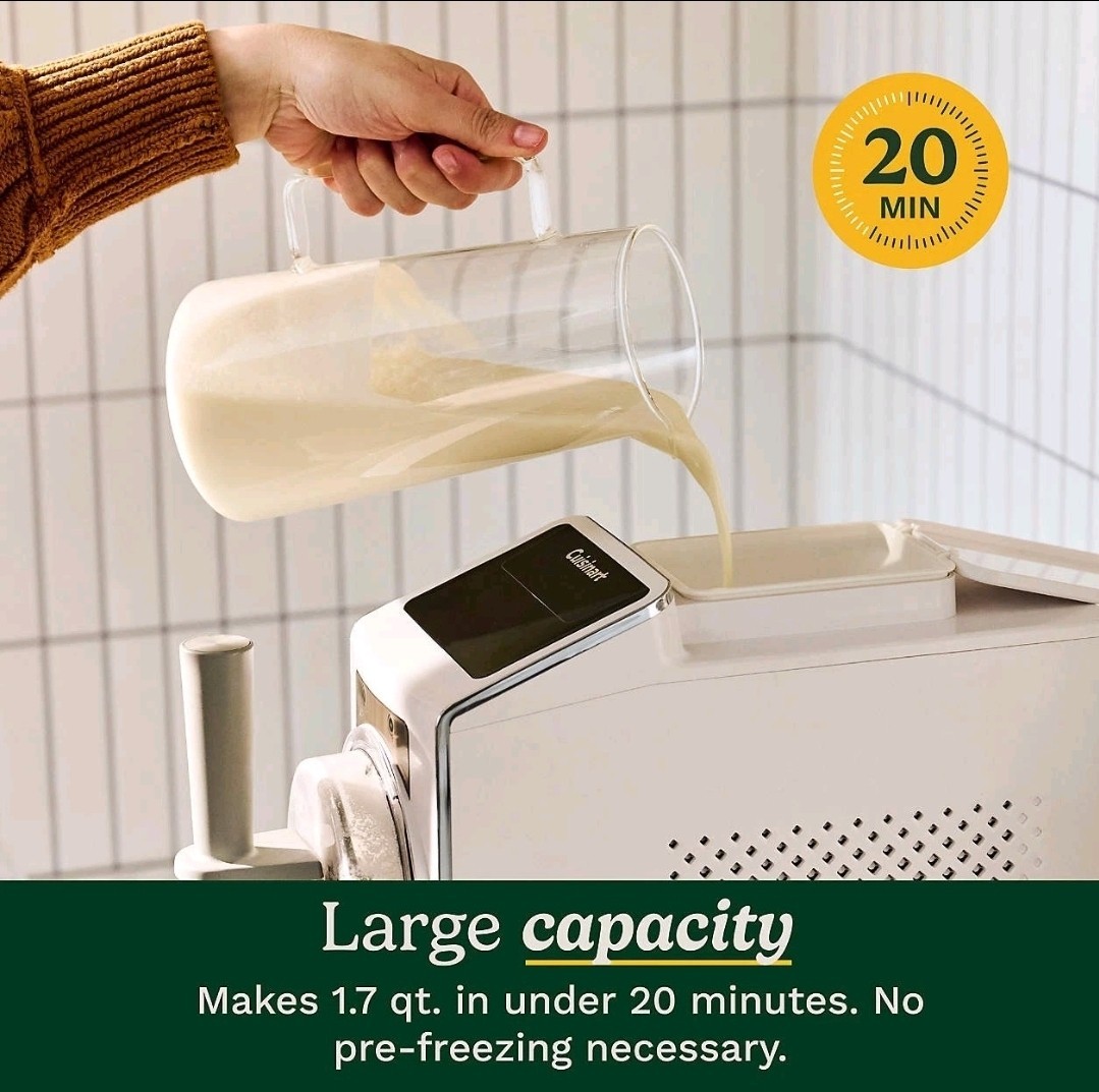 Cuisinart Slushy & Soft-Serve Ice Cream Machine Multi-Function 6-in-1 Ice-200